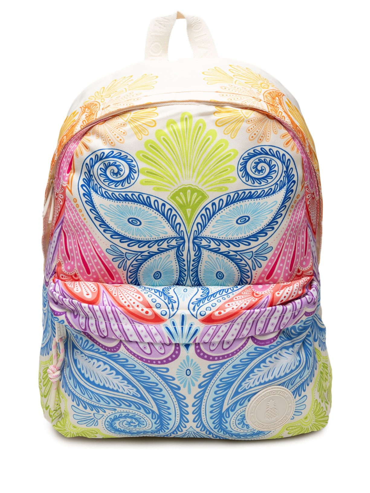 Mochila Feminina Xodó Arco-Iris Tropical - Branco
