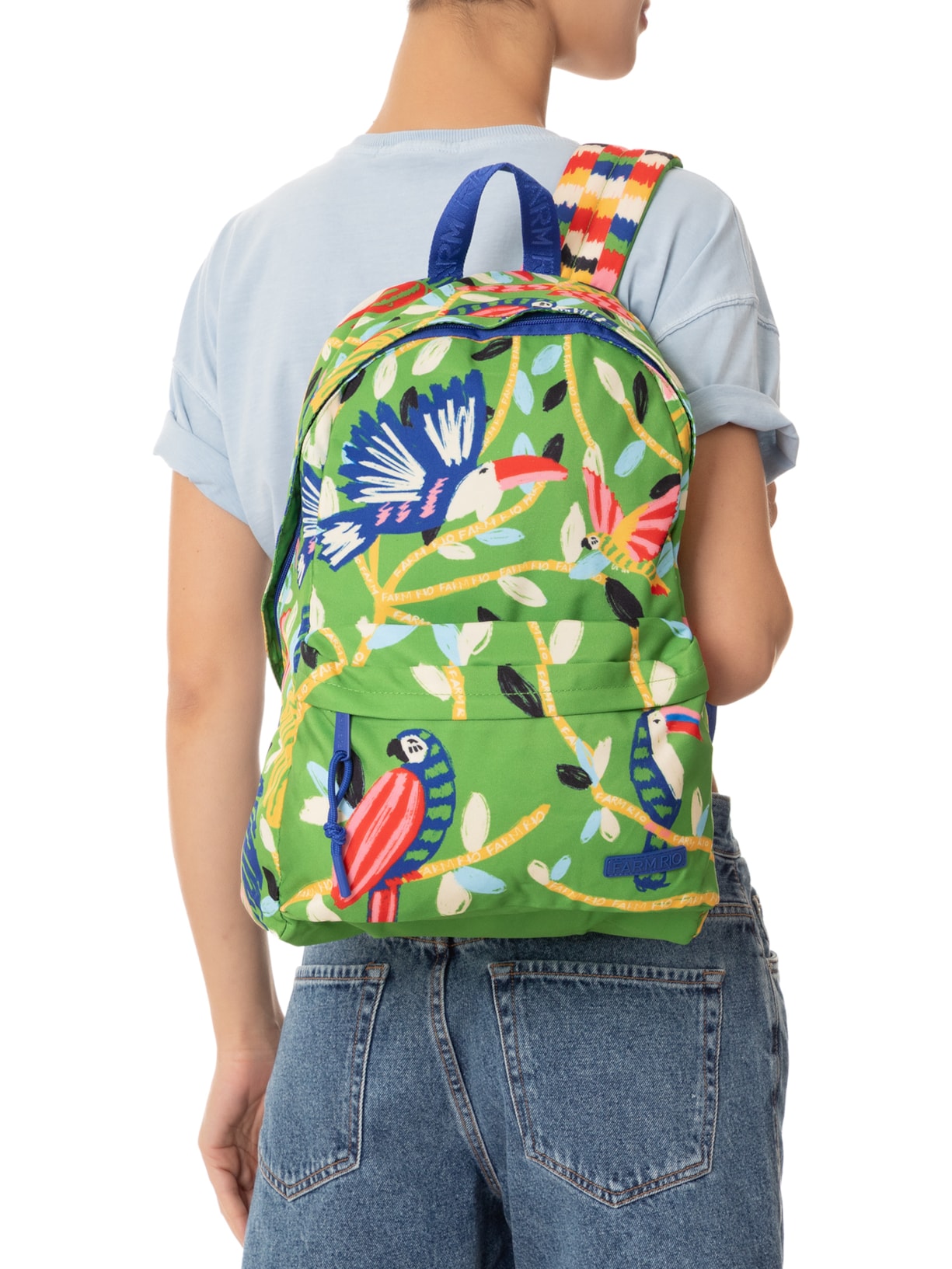 Mochila Feminina Xodó Bosque Dos Pássaros Verde Farm Etc