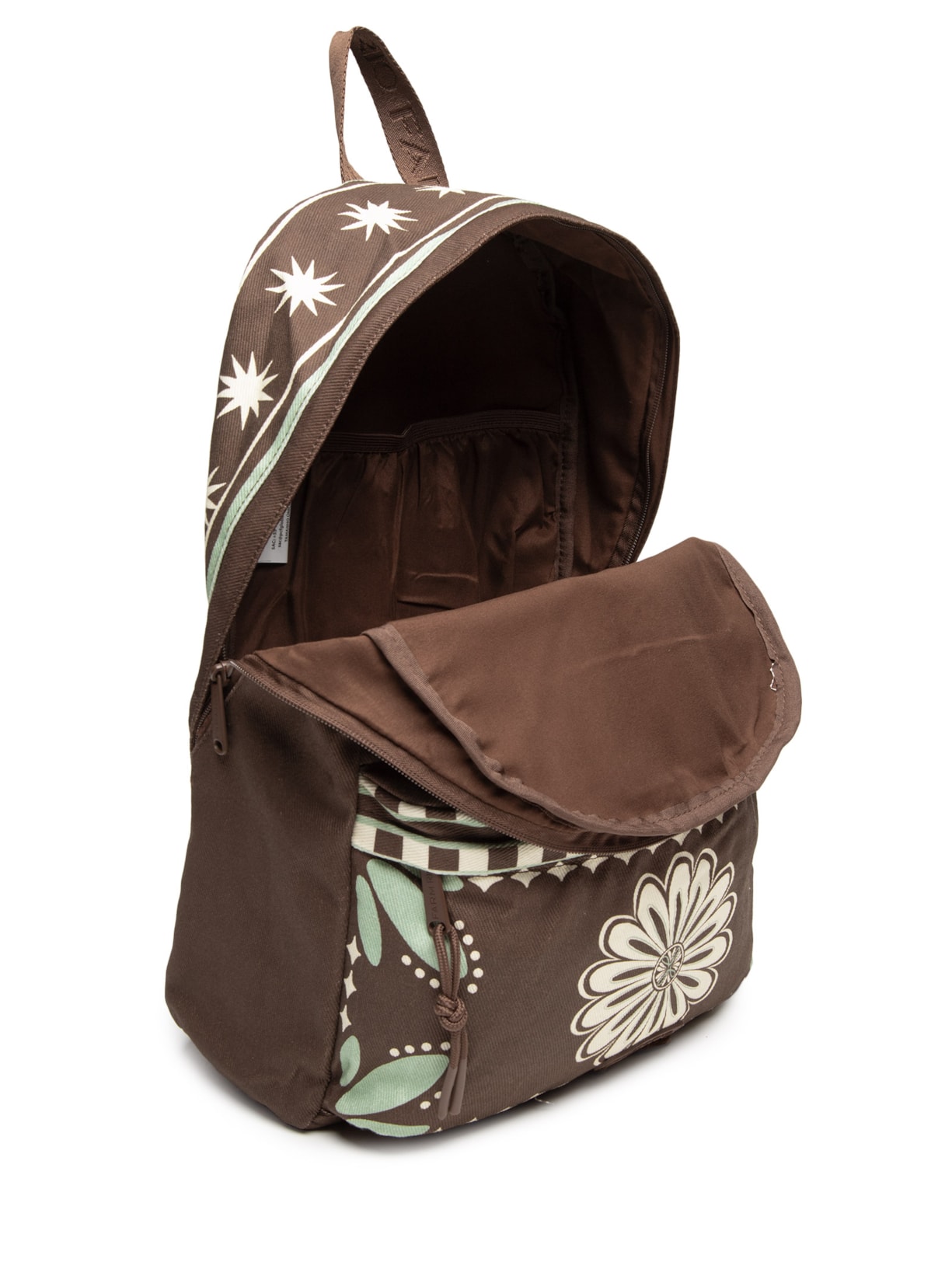 Mochila Feminina Xodo Coletânea Tropical Marrom Farm Etc