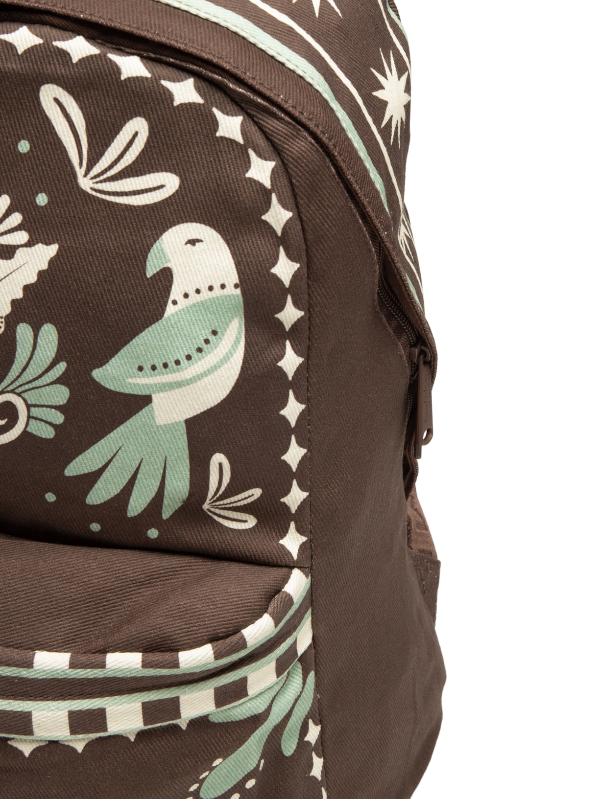 Mochila Feminina Xodo Coletânea Tropical Marrom Farm Etc