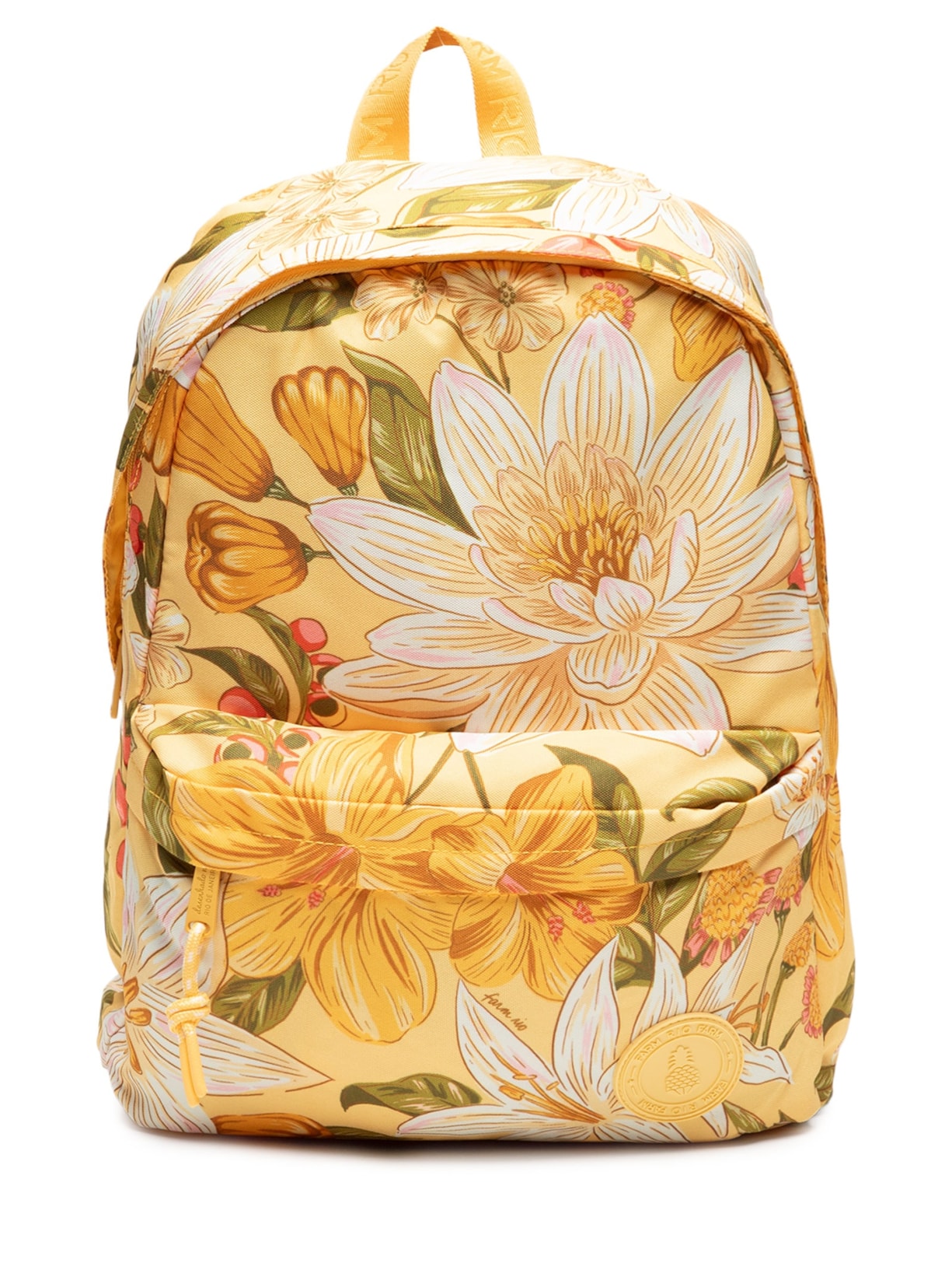Mochila Feminina Xodó Floral Ararajuba - Amarelo