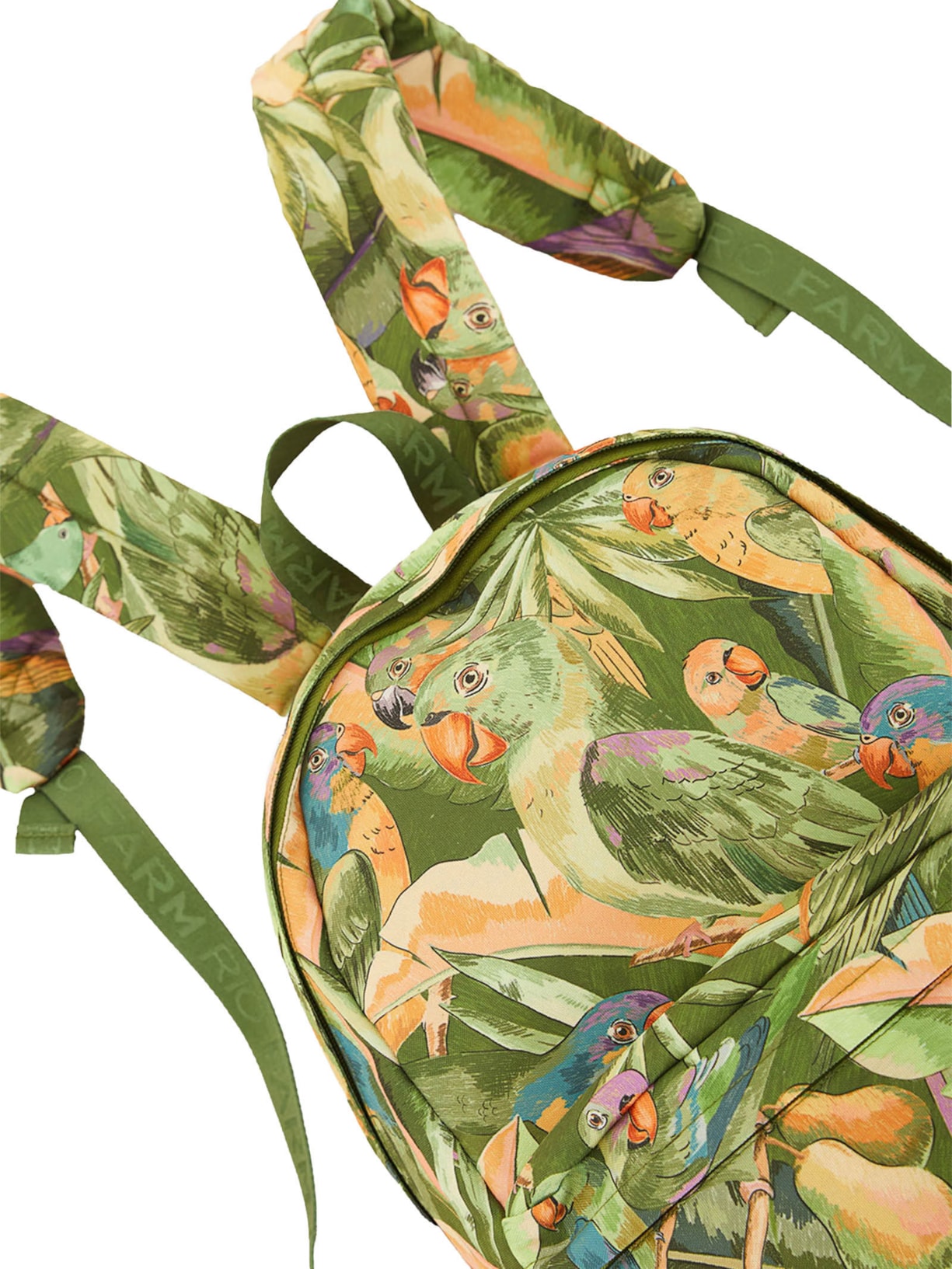 Mochila Feminina Xodó Floresta De Passarinho Verde Farm Etc