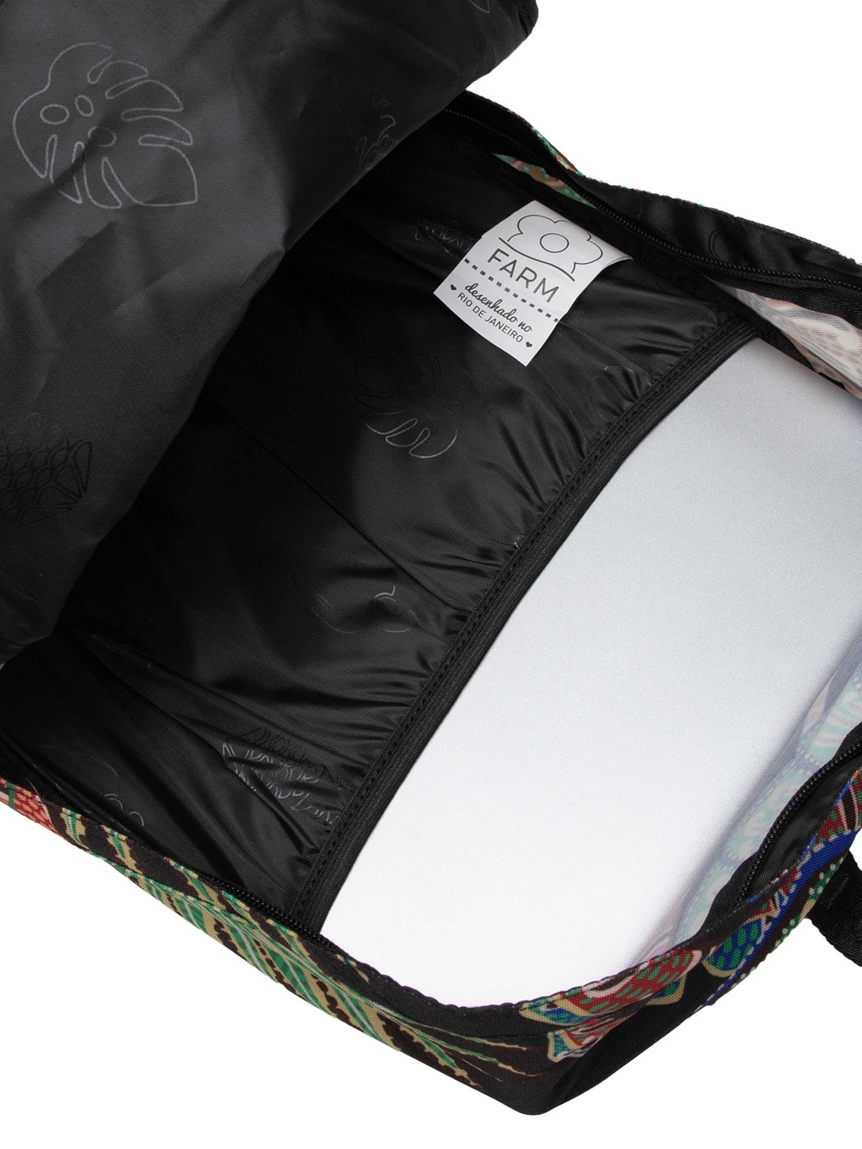 Mochila Feminina Xodó Folhagem Cool - Preto