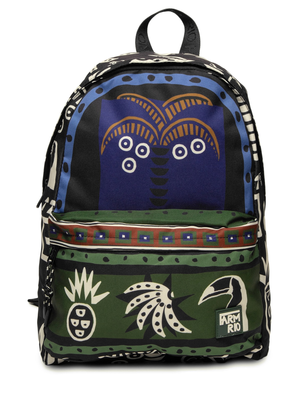 Mochila Feminina Xodó Gráfico Tropi - Preto