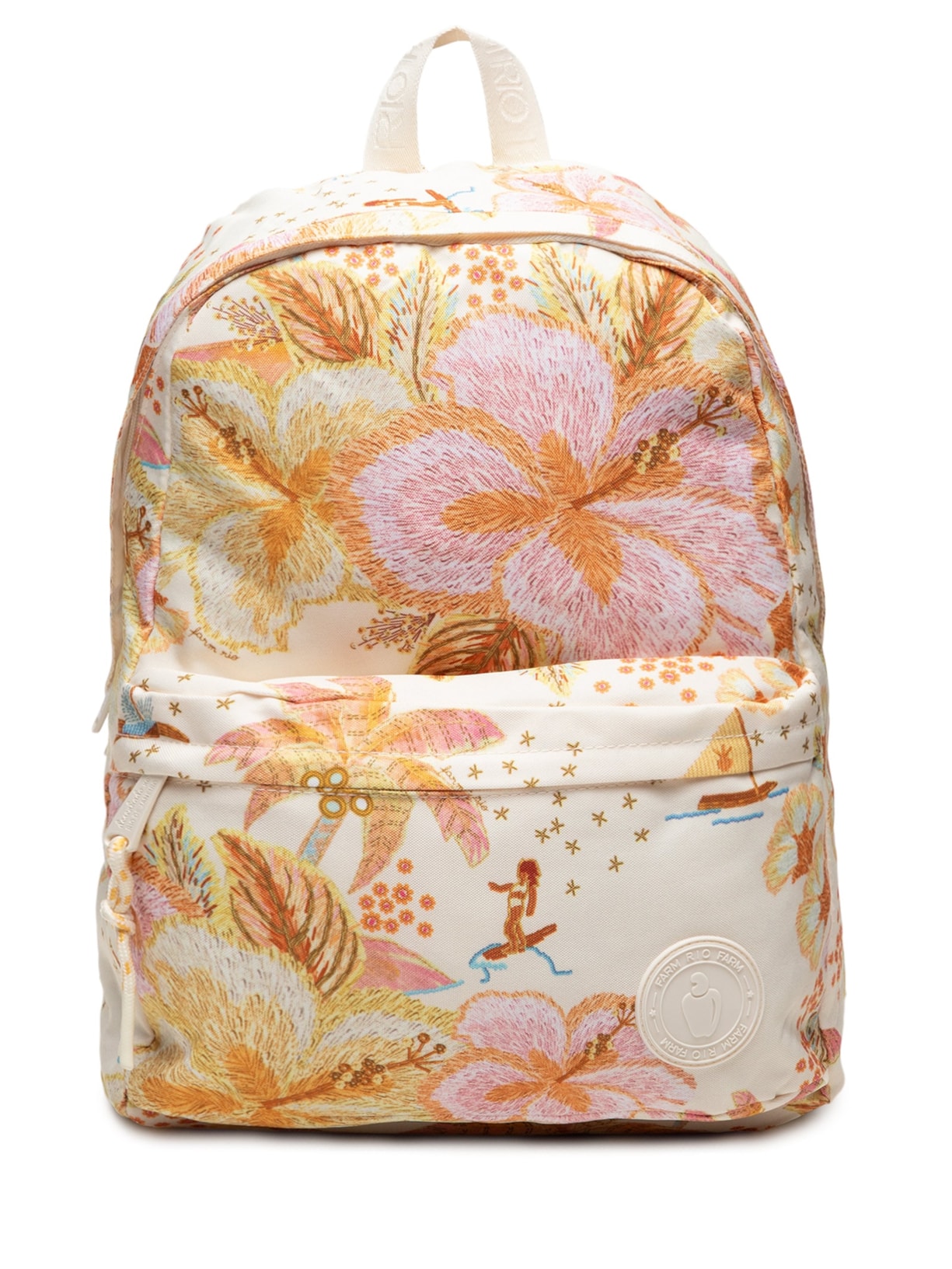 Mochila Feminina Xodó Ilha De Flor - Amarelo