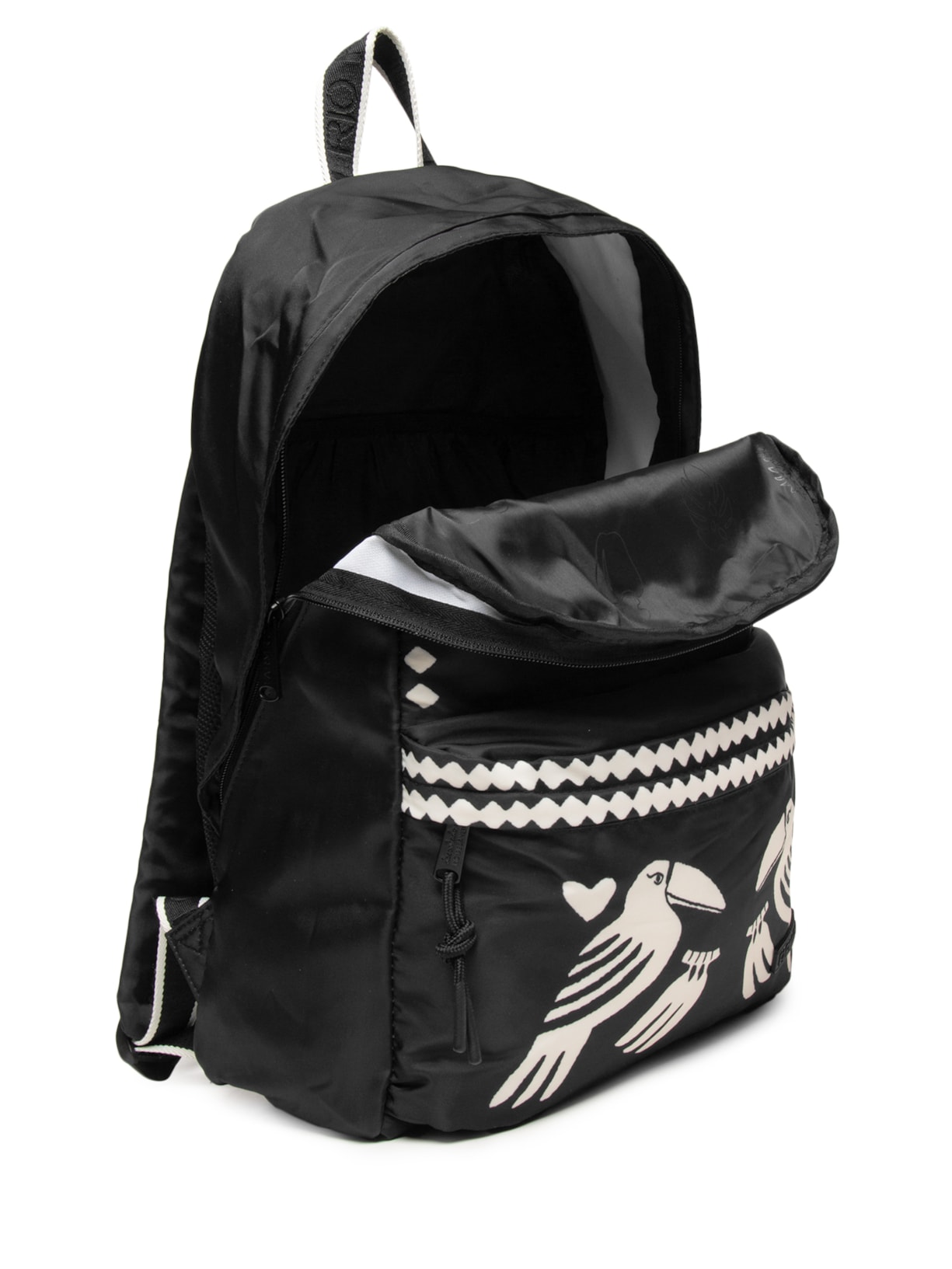 Mochila Feminina Xodó Lenço Dia E Noite Preto Farm Etc