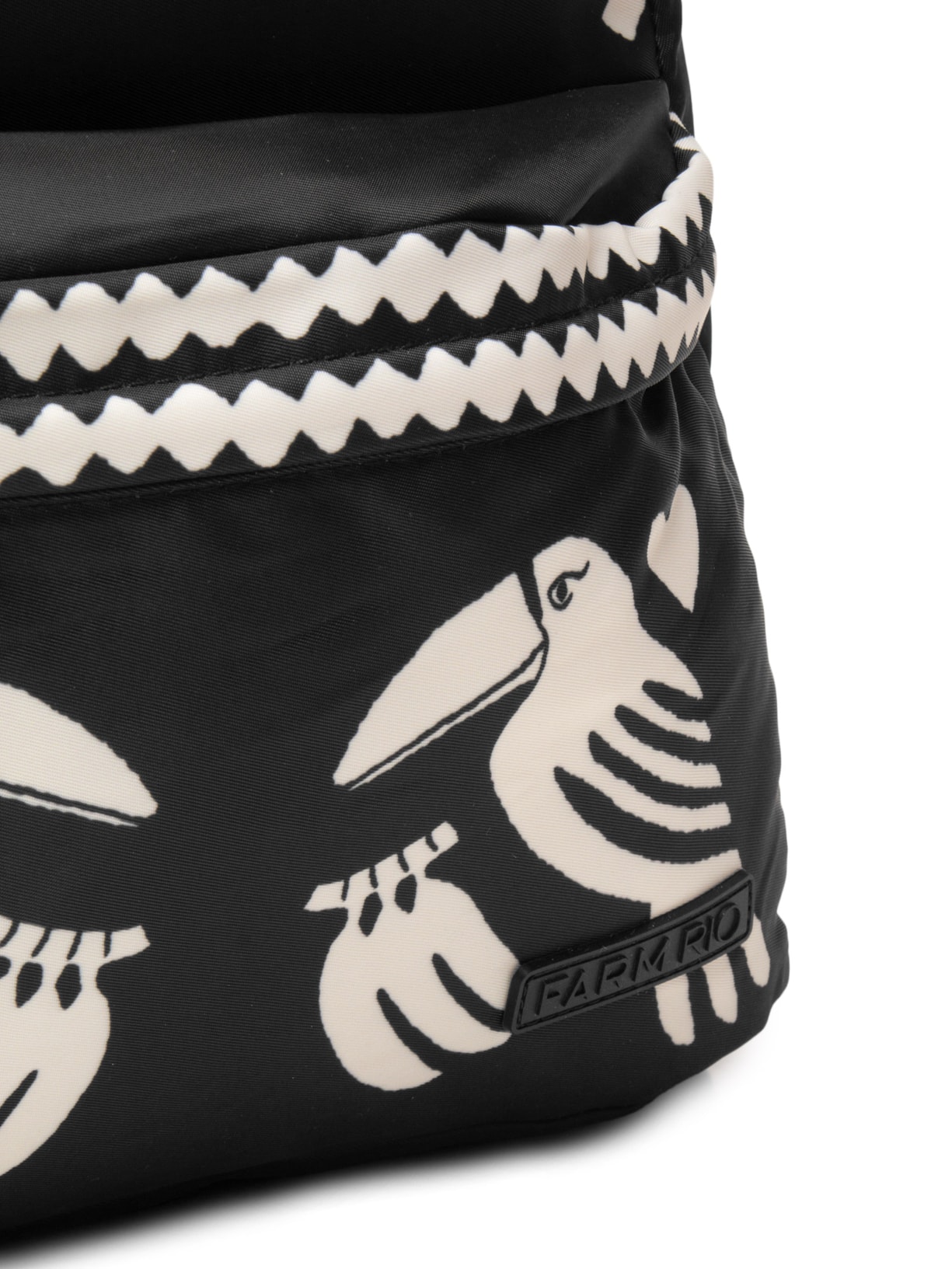 Mochila Feminina Xodó Lenço Dia E Noite Preto Farm Etc