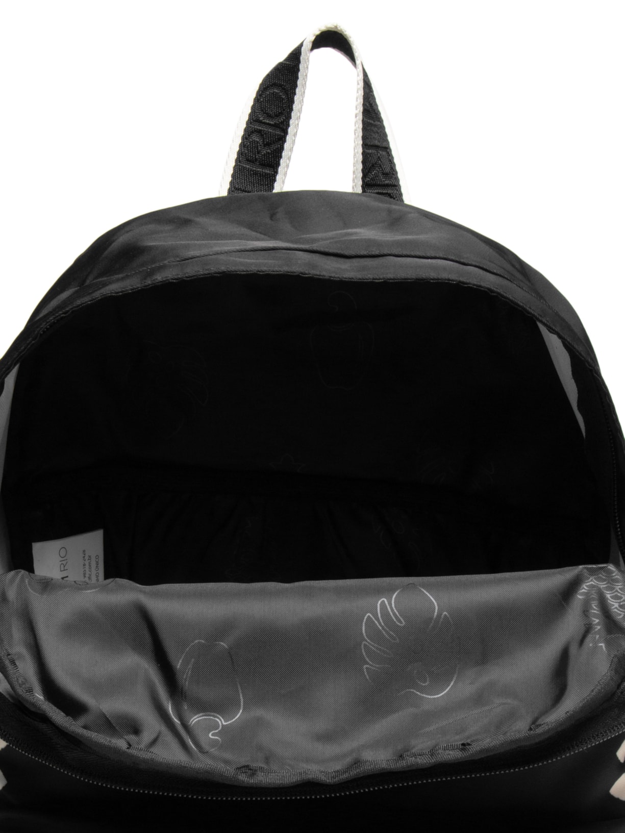 Mochila Feminina Xodó Lenço Dia E Noite Preto Farm Etc