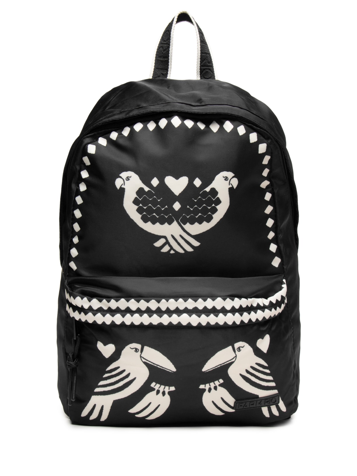 Mochila Feminina Xodó Lenço Dia E Noite - Preto