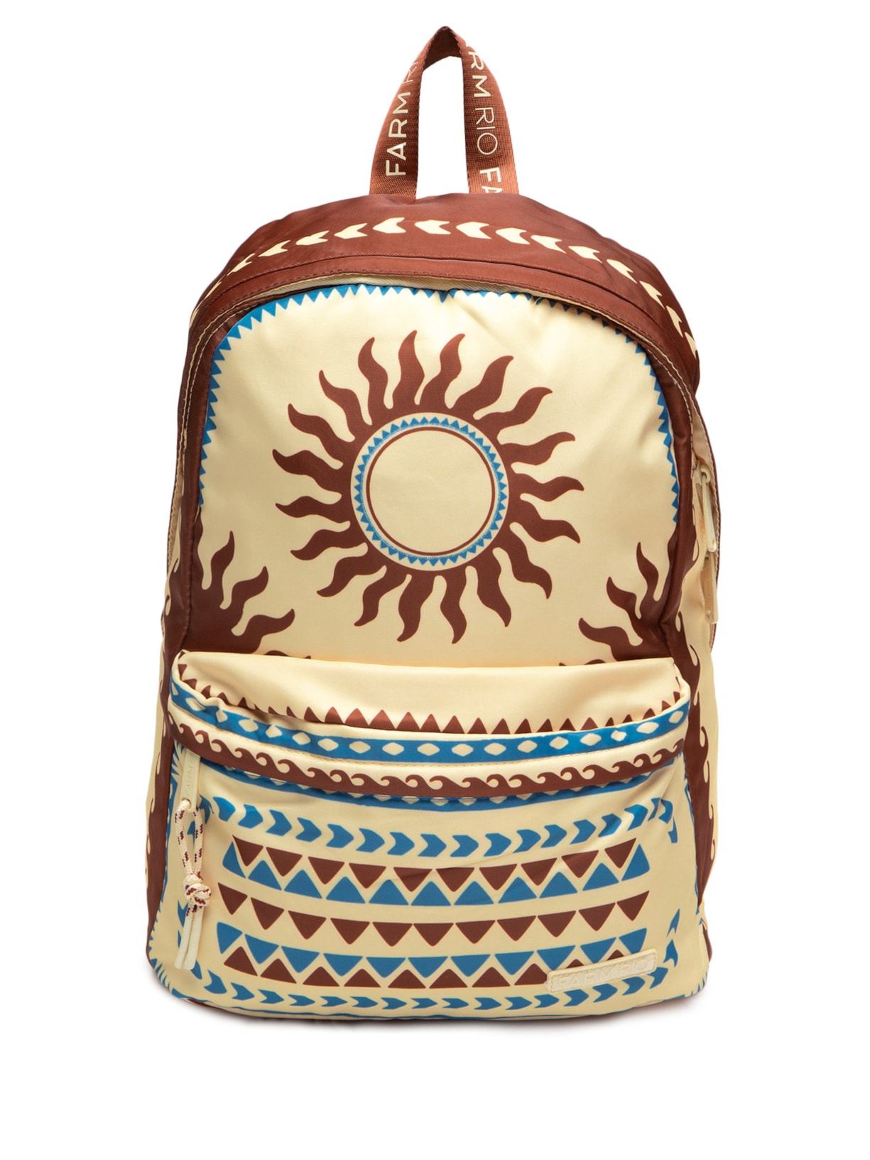 Mochila Feminina Xodó Lenço Solar - Bege