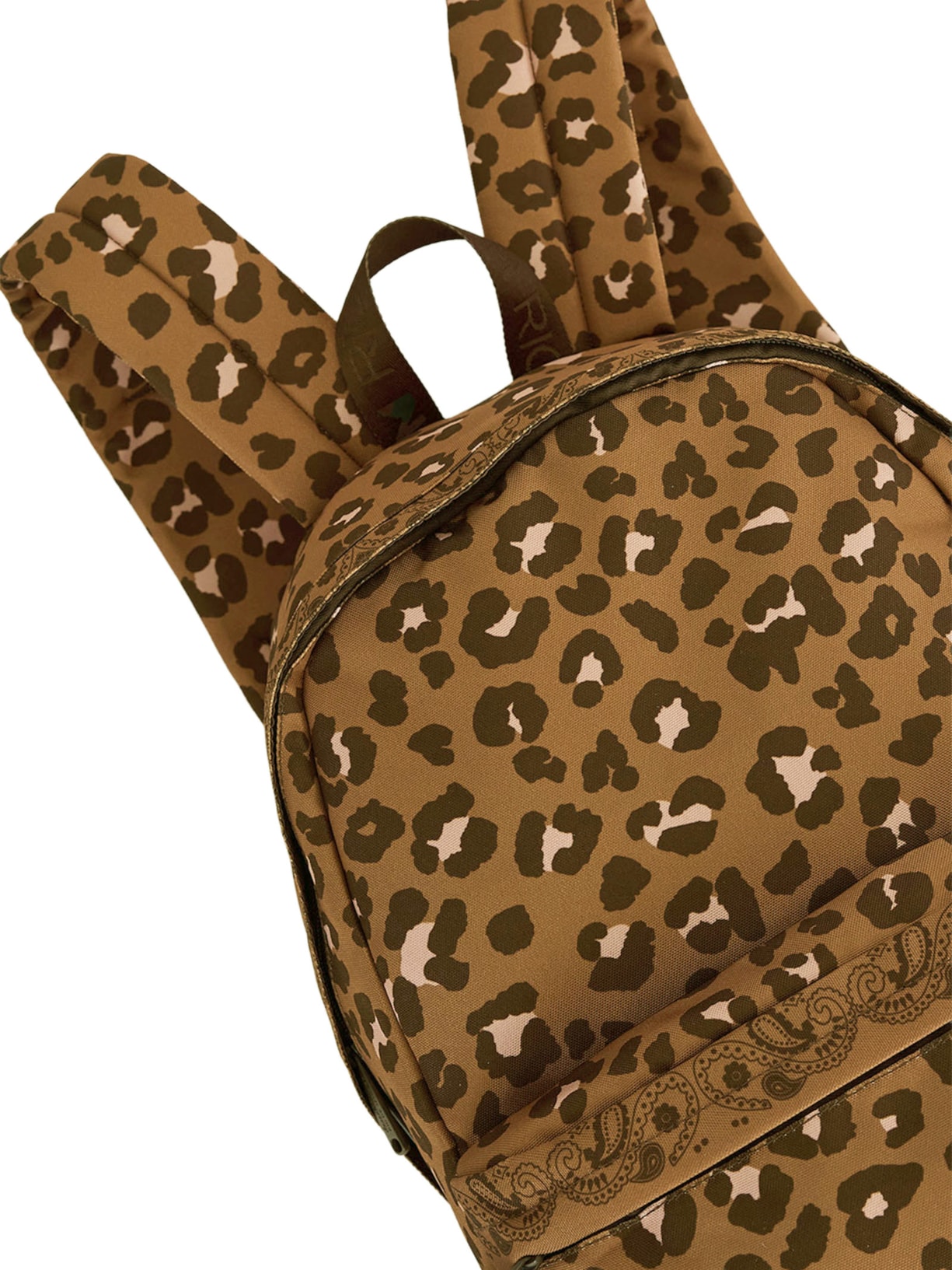 Mochila Feminina  Xodó Onça Bandana Caramelo Animal Print Farm Etc