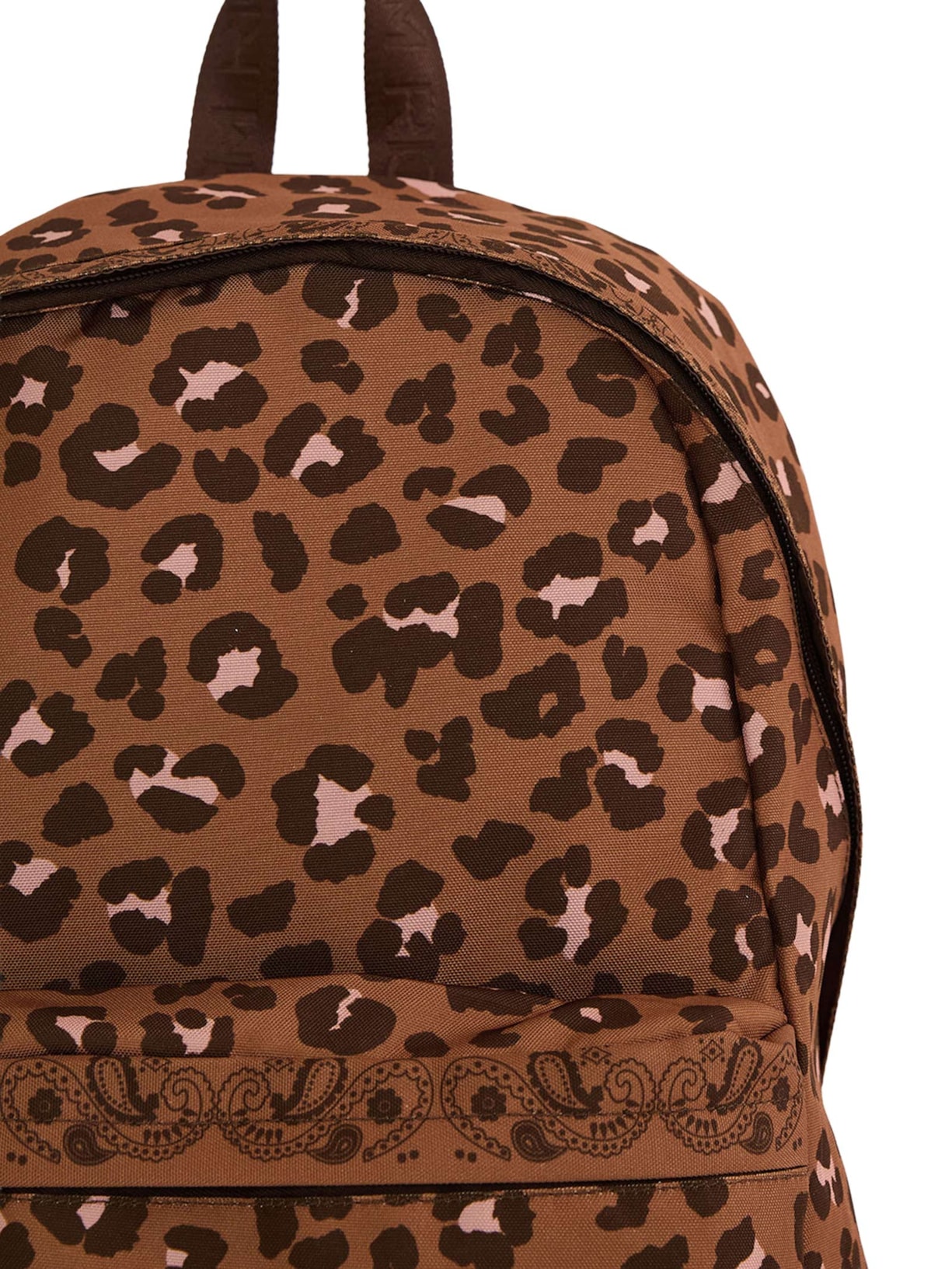 Mochila Feminina  Xodó Onça Bandana Caramelo Animal Print Farm Etc