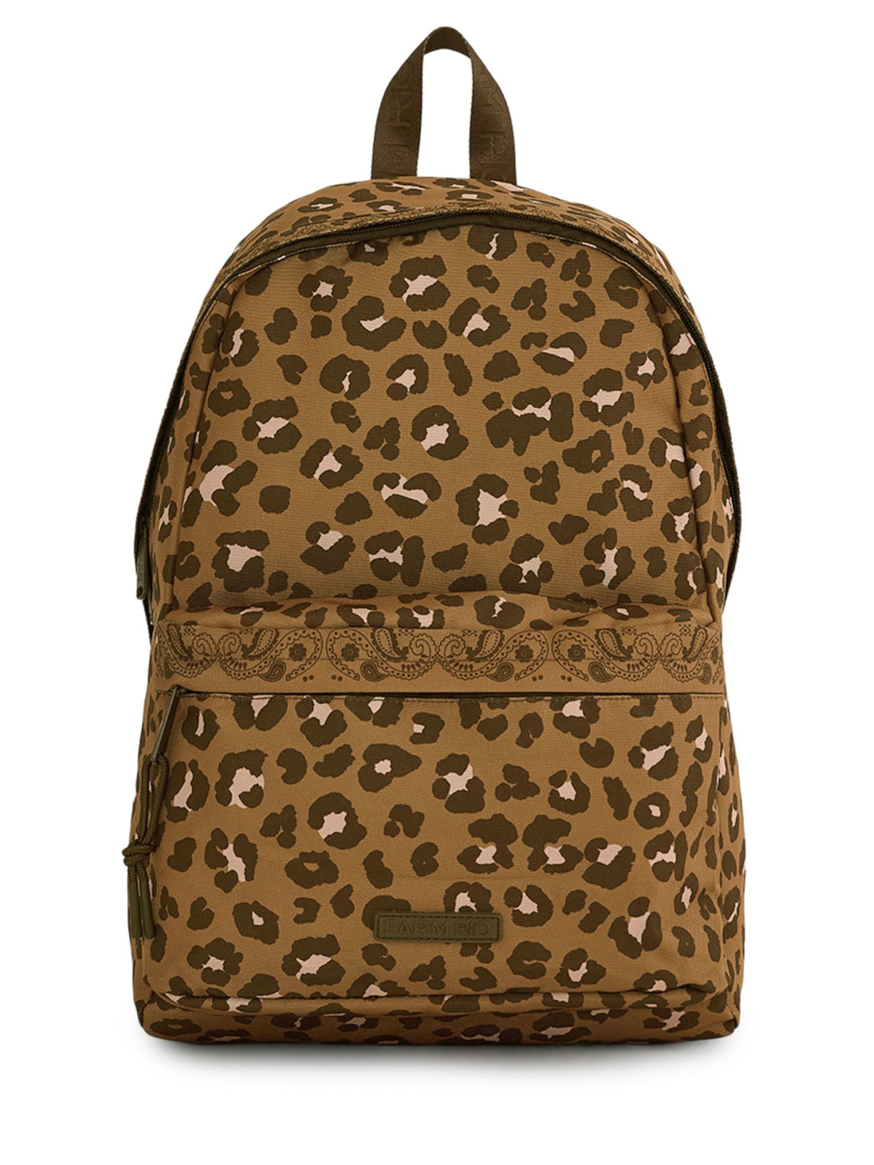 Mochila Feminina Xodó Onça Bandana Caramelo - Animal Print