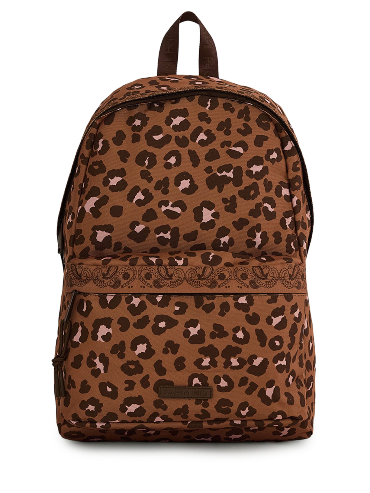 Mochila Feminina Xodó Onça Bandana Caramelo - Animal Print