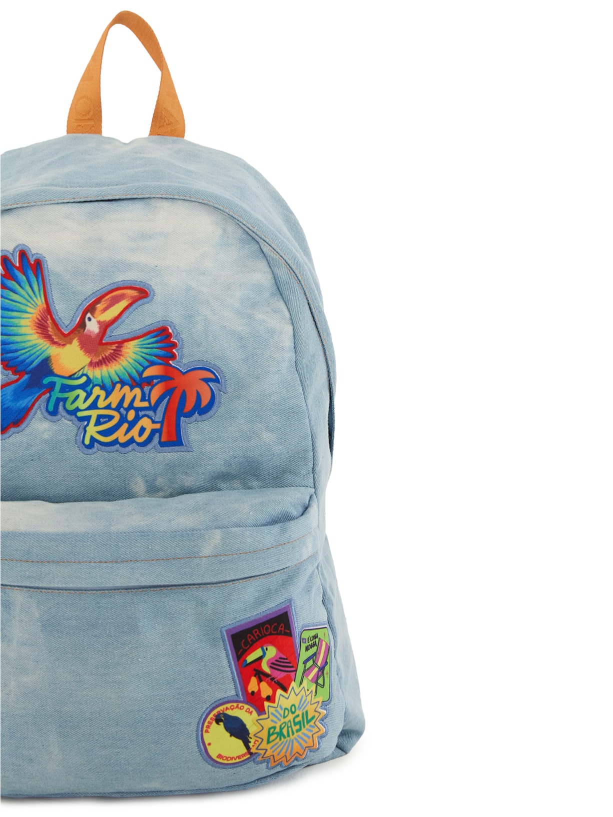 Mochila Feminina Xodó Patch Rio Azul Farm Etc