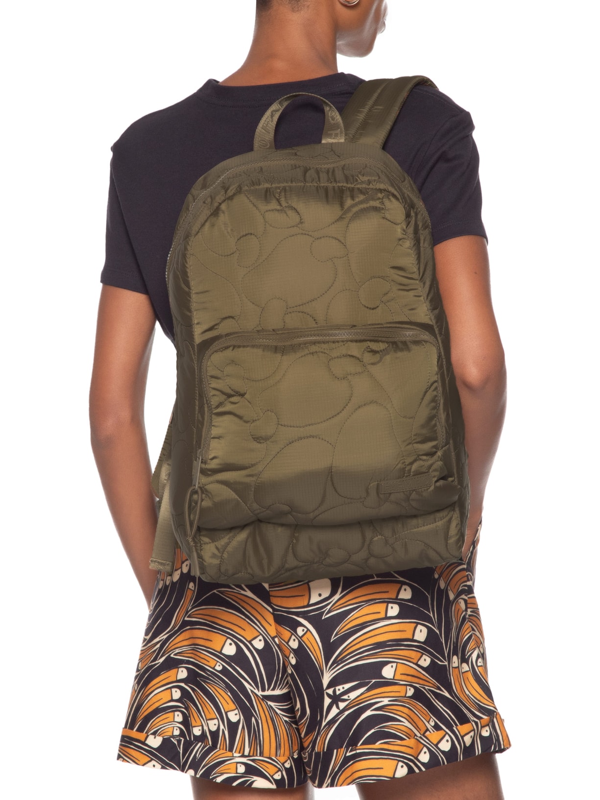 Mochila Feminina Xodo Puffer Marrom Farm Etc