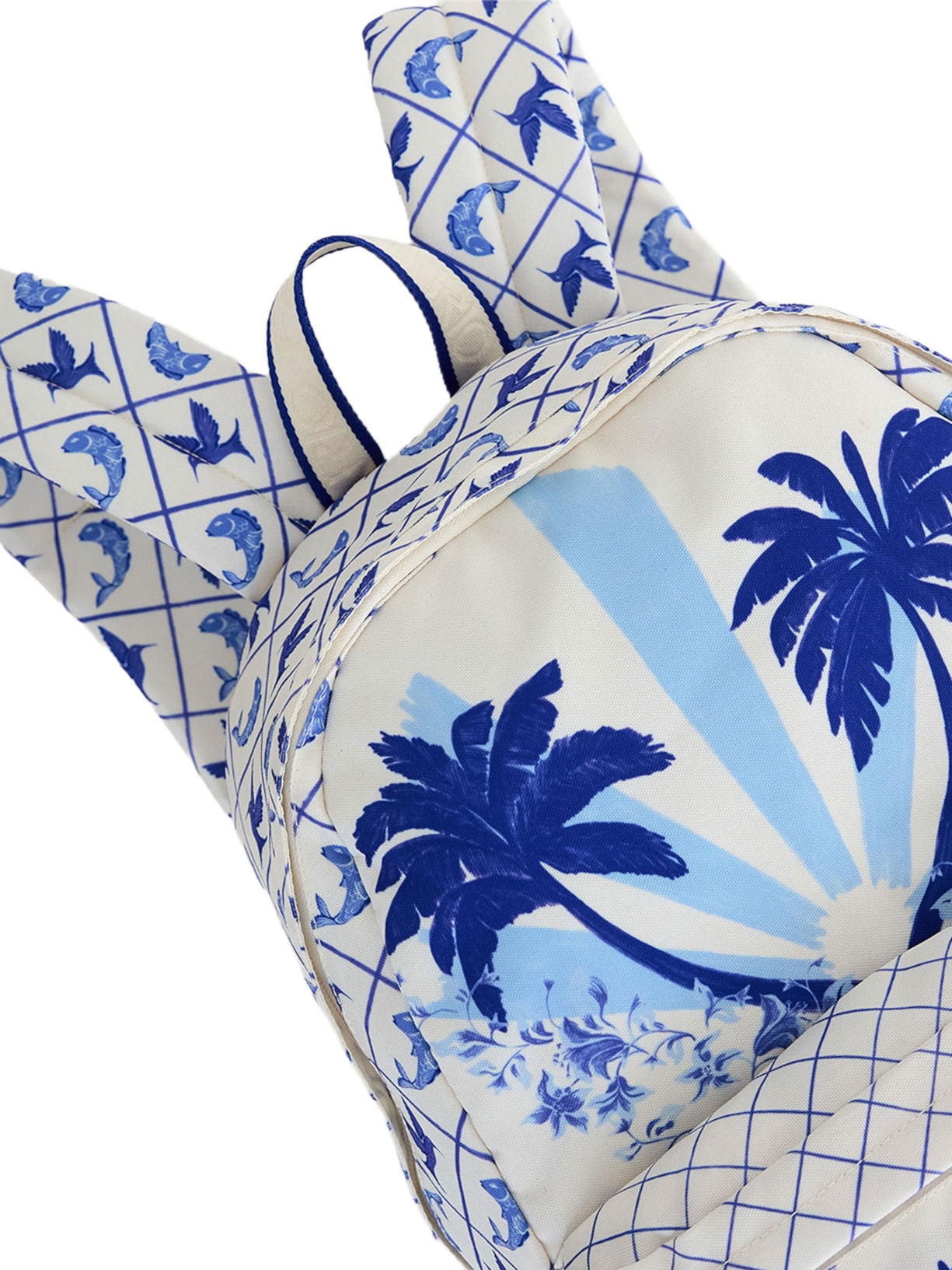 Mochila Feminina Xodo Semana De Arte Ri Azul Farm Etc