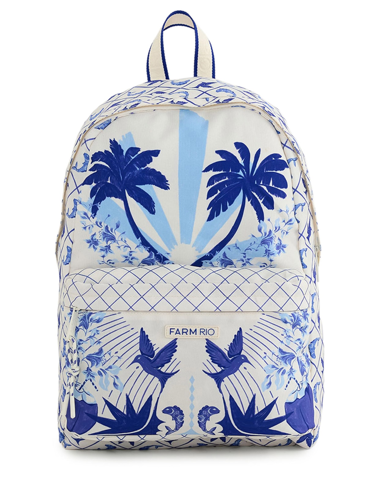 Mochila Feminina Xodo Semana De Arte Ri Azul Farm Etc