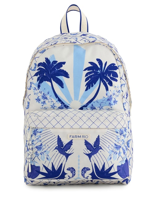 Mochila Feminina Xodo Semana De Arte Ri - Azul