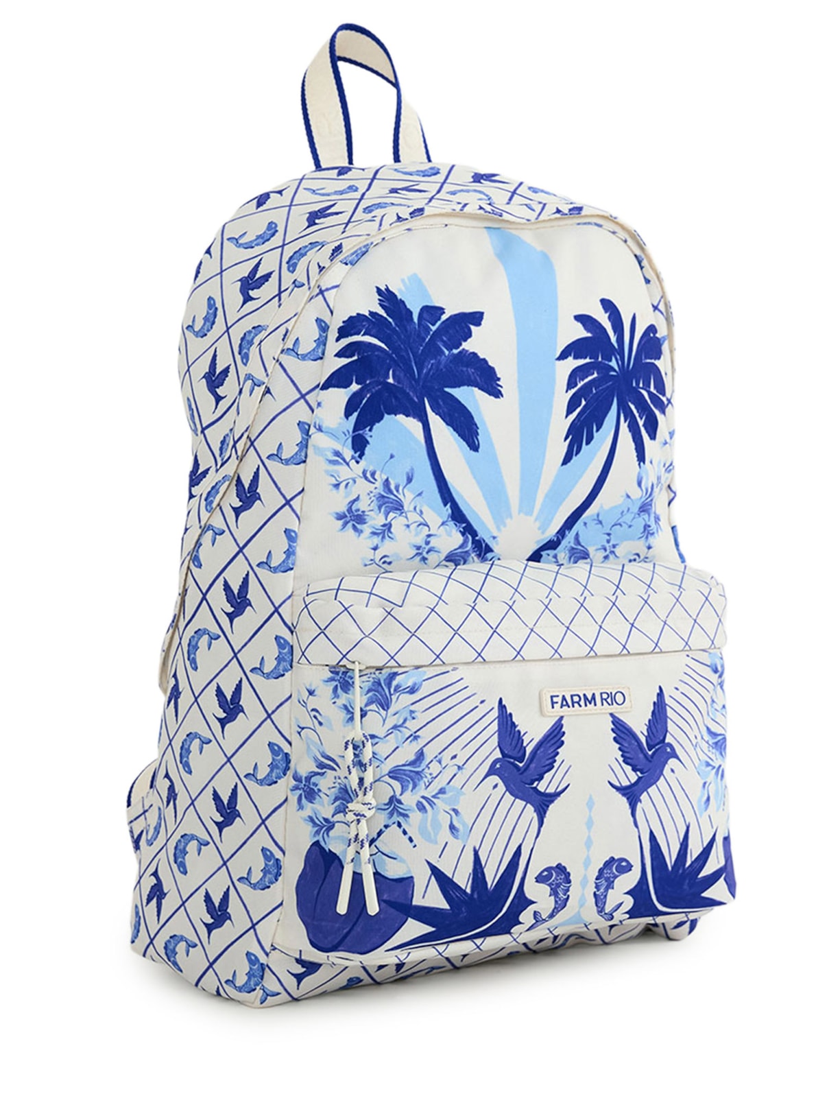 Mochila Feminina Xodo Semana De Arte Ri Azul Farm Etc