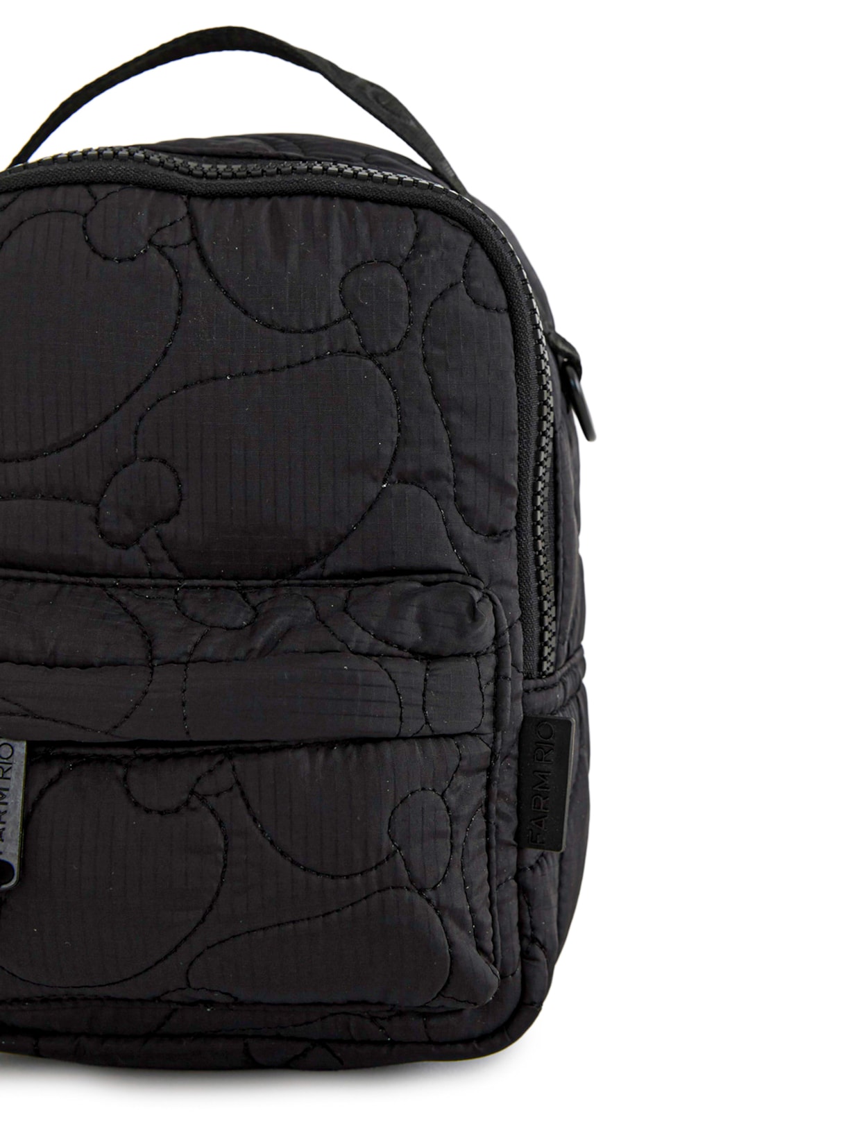 Mochila Feminino Borogodó Puffer Preto Farm Etc