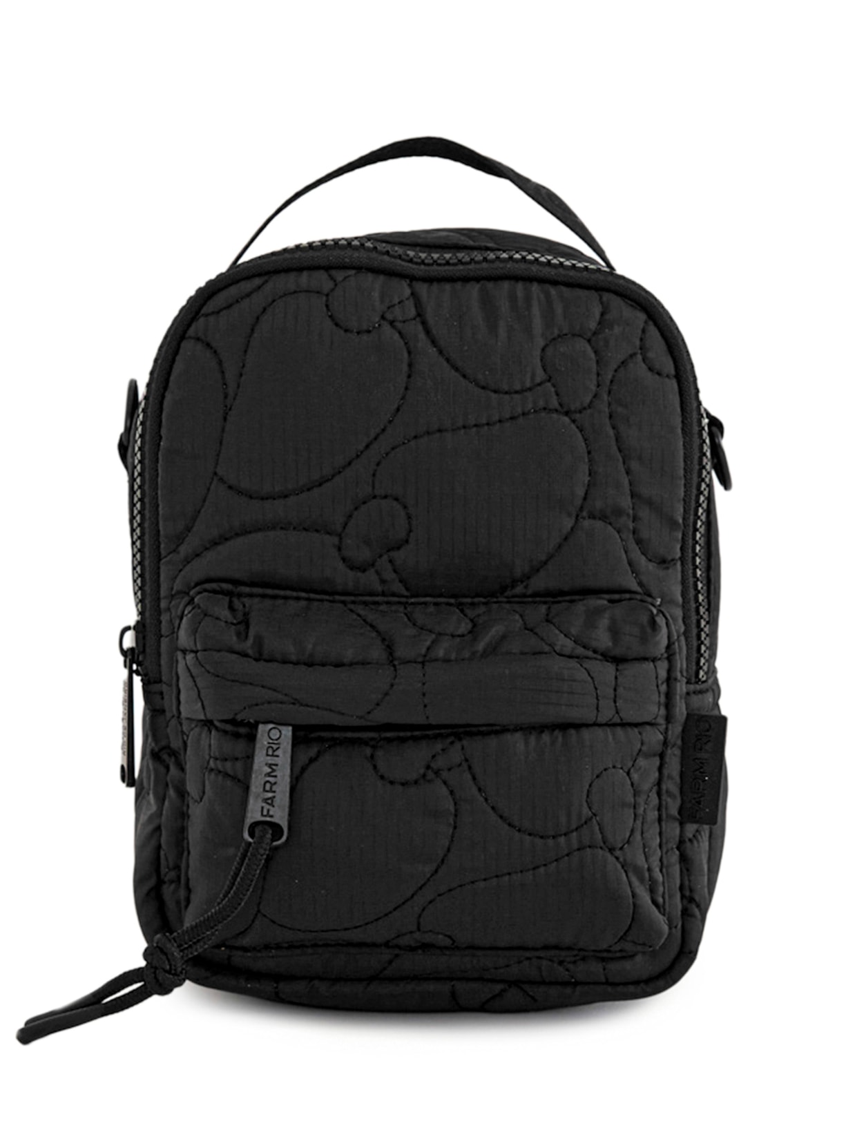 Mochila Feminino Borogodó Puffer Preto Farm Etc