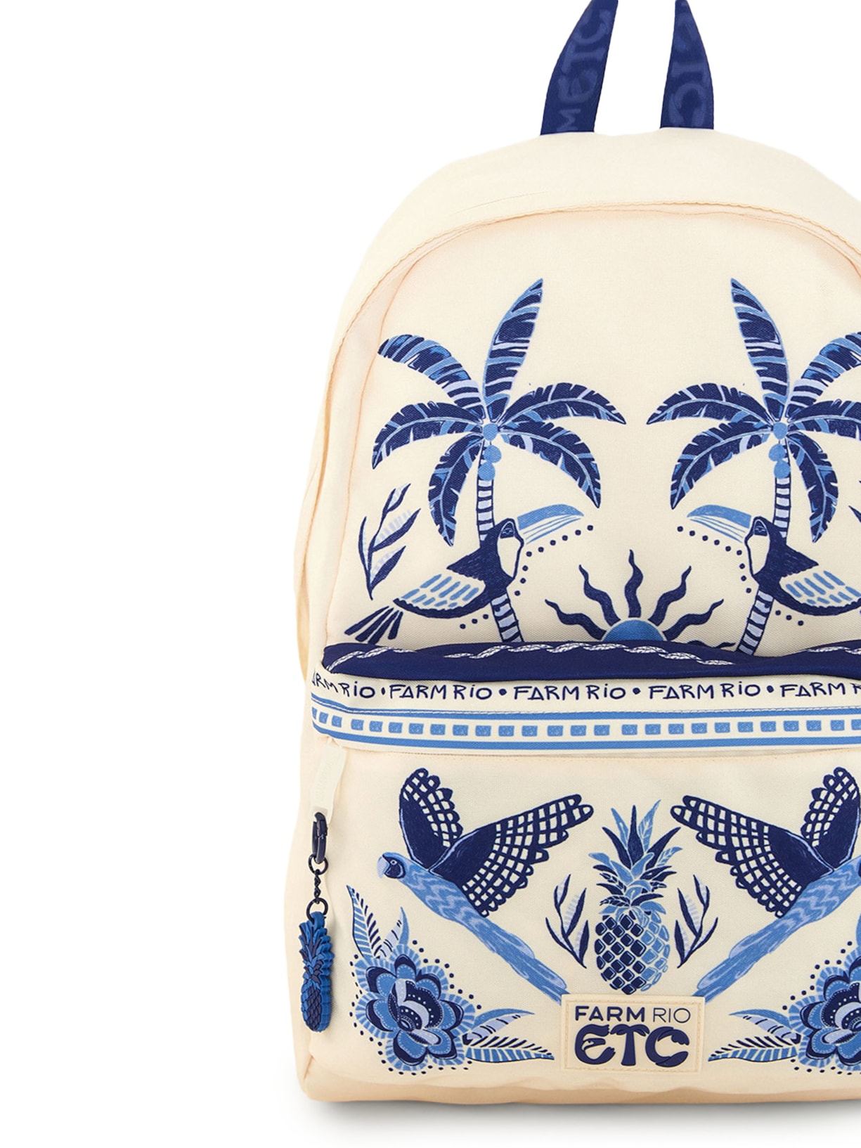 Mochila Feminino Xodó Tropical Etc – Branco Farm Etc