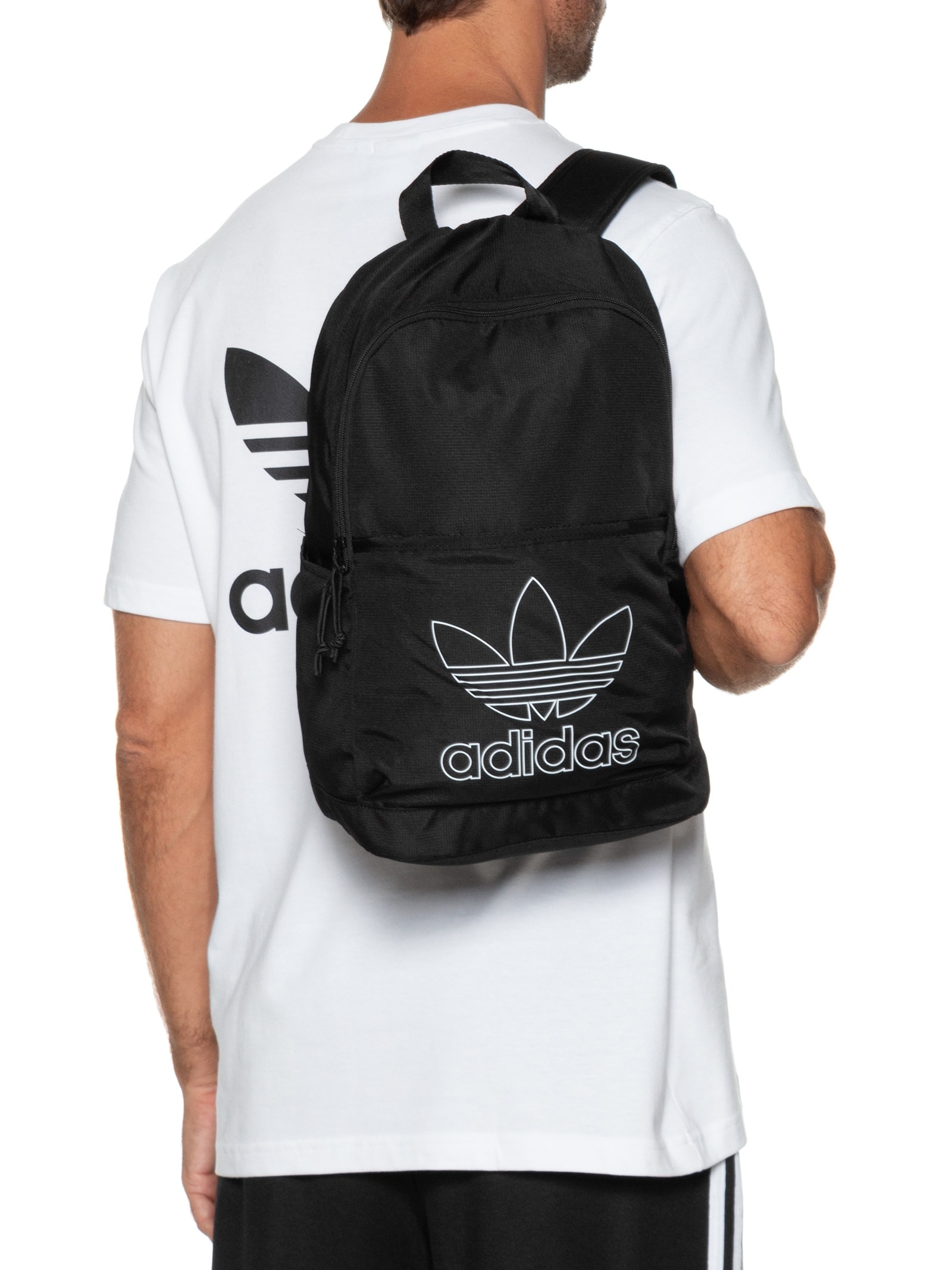 Adidas Originals - Mochila Masculina Adicolor Backpk - Preto