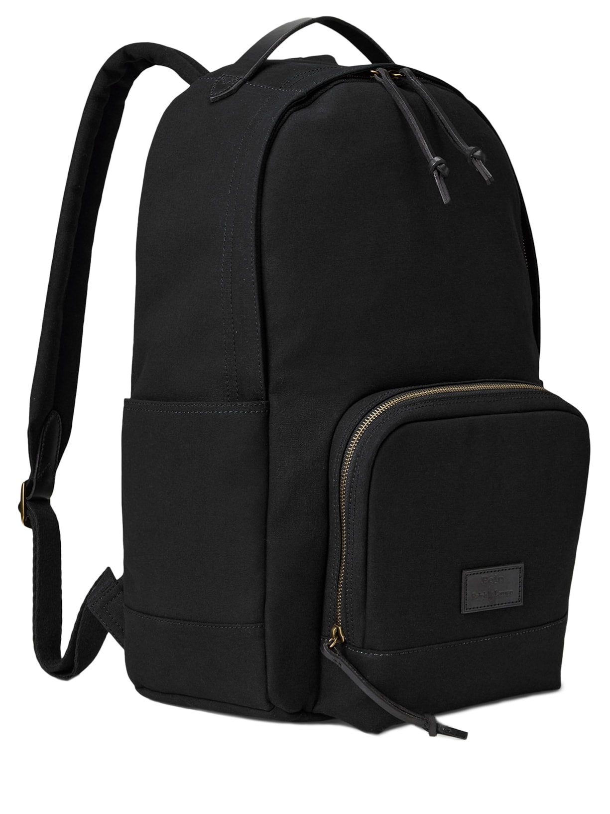 Mochila Masculina Canvas Leather Medium Preto Polo Ralph Lauren