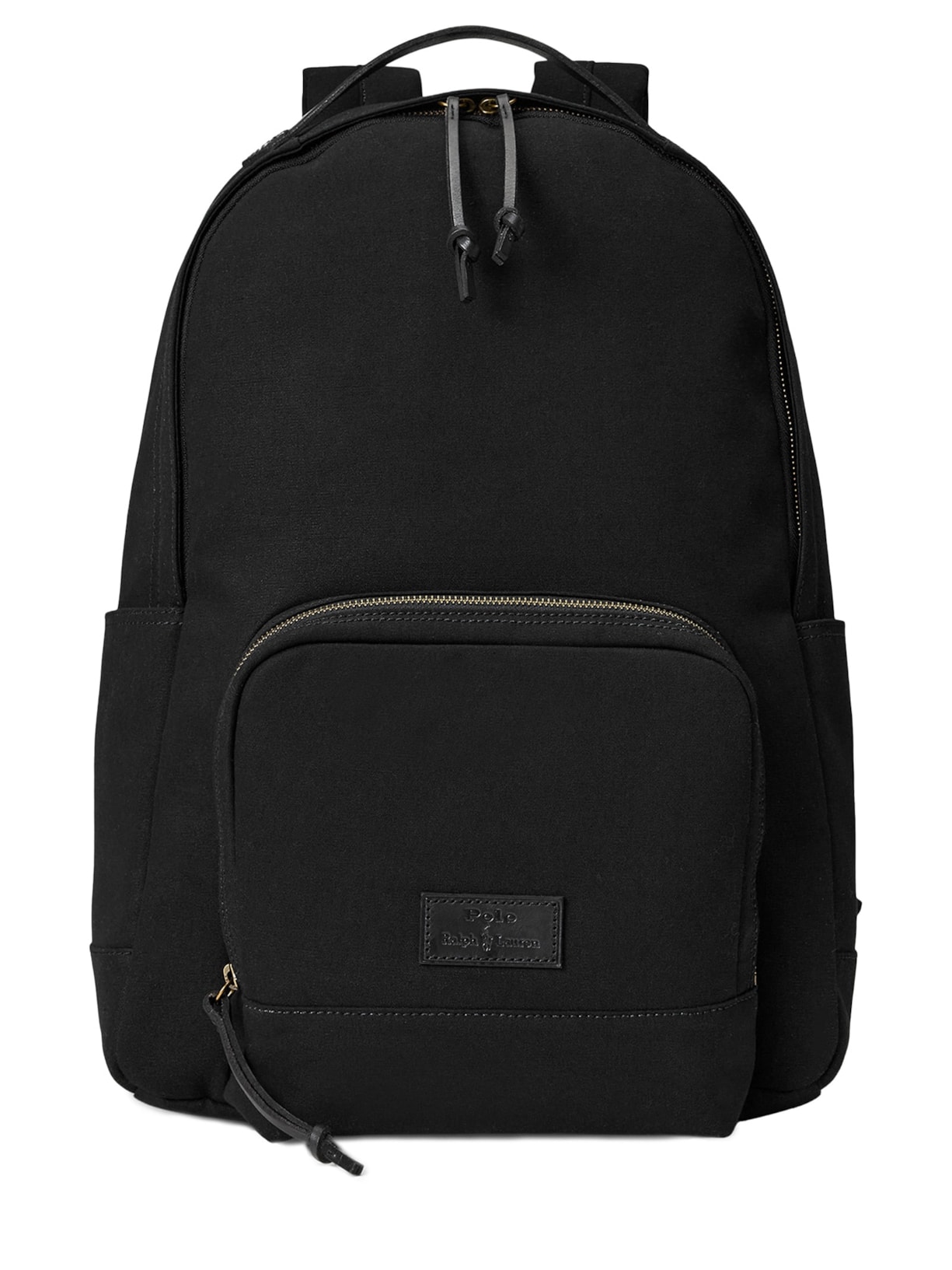 Mochila Masculina Canvas Leather Medium Preto Polo Ralph Lauren
