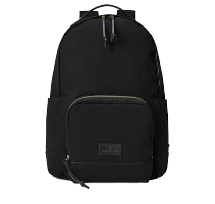 Mochila Masculina Canvas Leather Medium - Preto