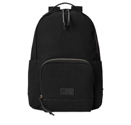 Mochila Masculina Canvas Leather Medium - Preto