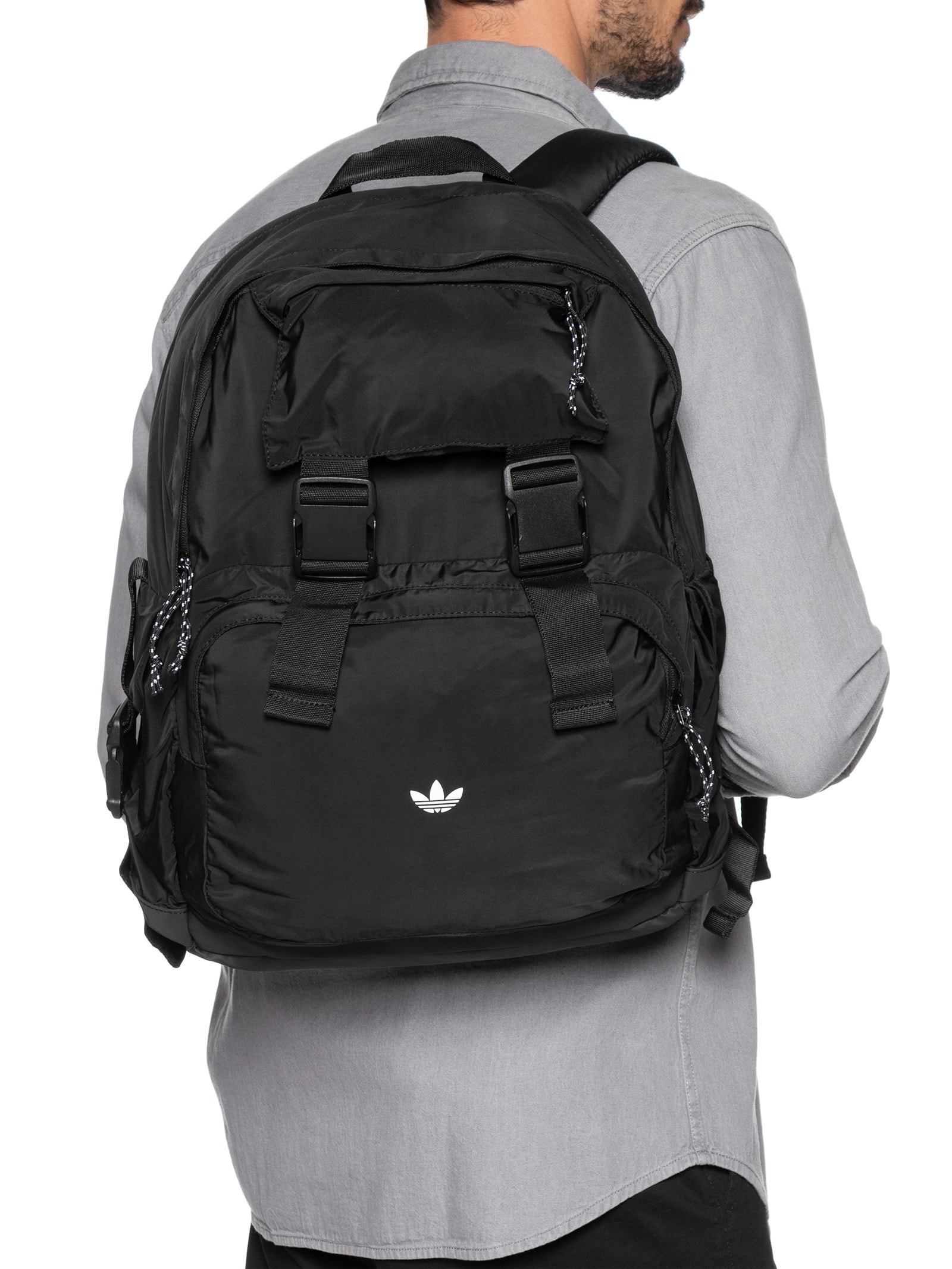 Mochila Masculina Fivela Main - Preto - Adidas Originals
