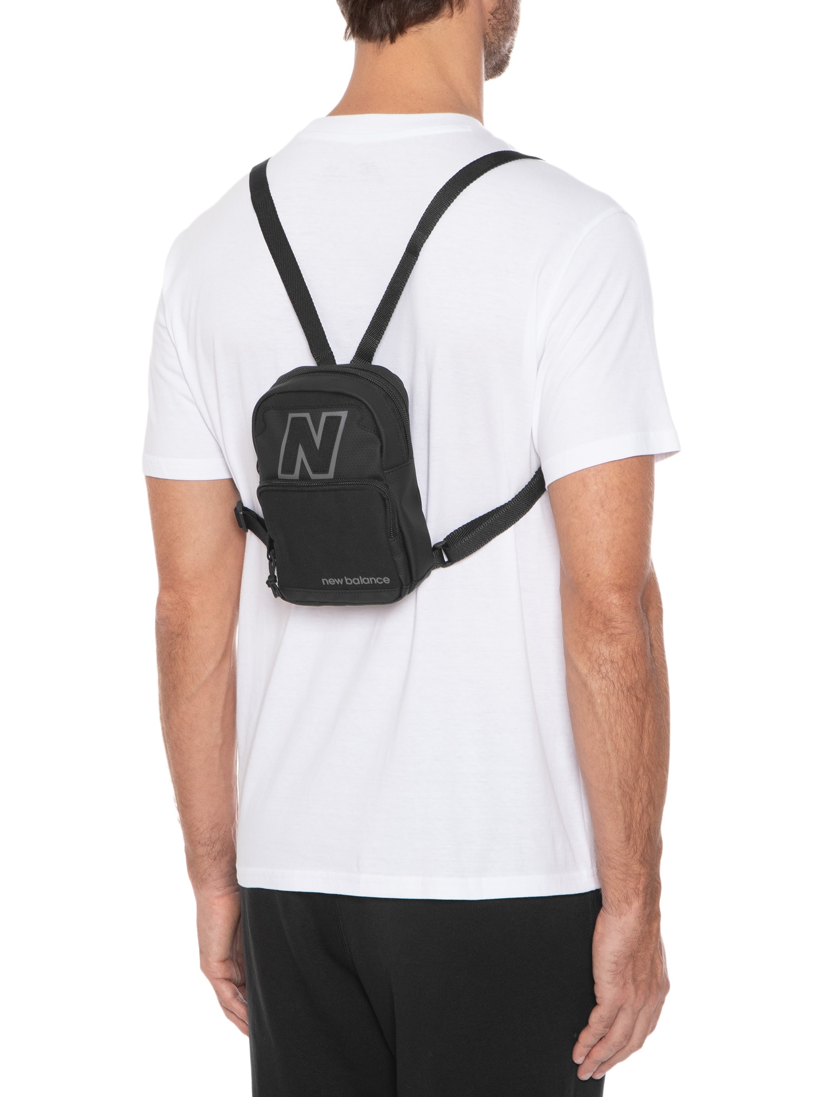 New Balance - Mochila Masculina Legacy Mini - Preto