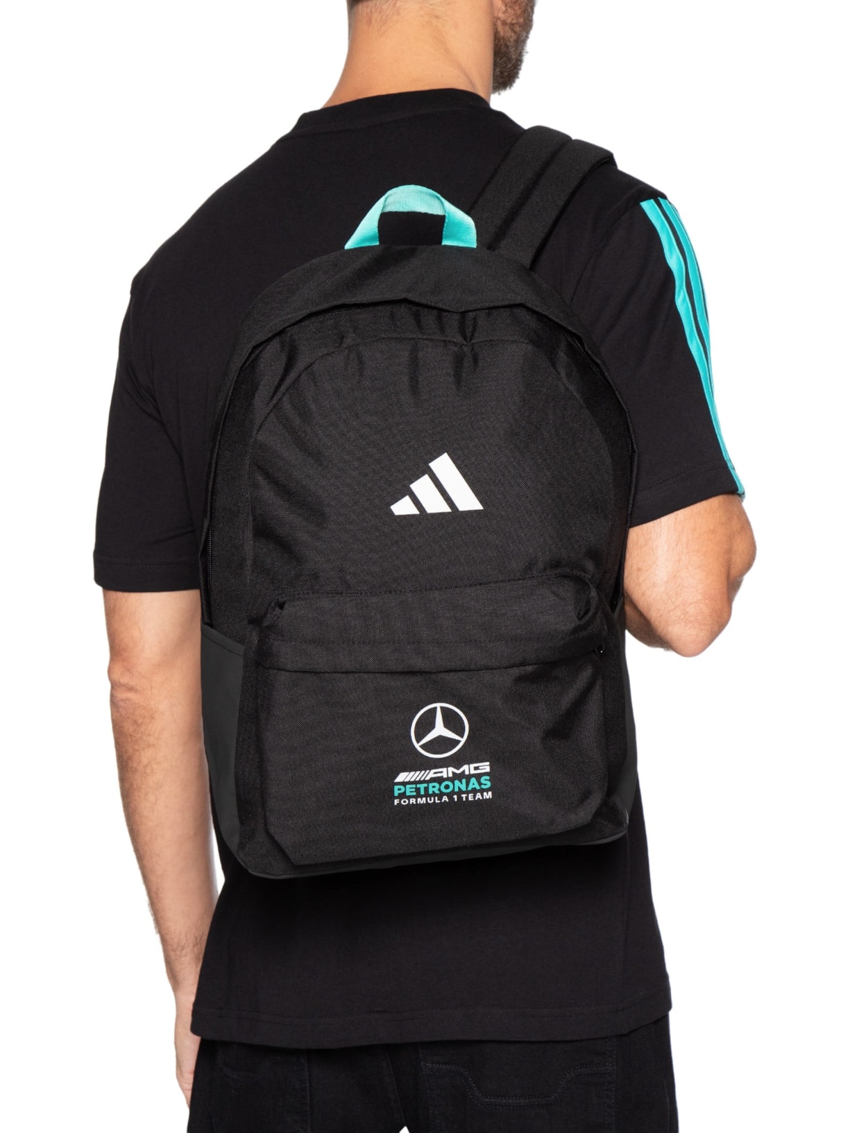 Mochila Masculina Mercedes Preto Adidas + Mercedes