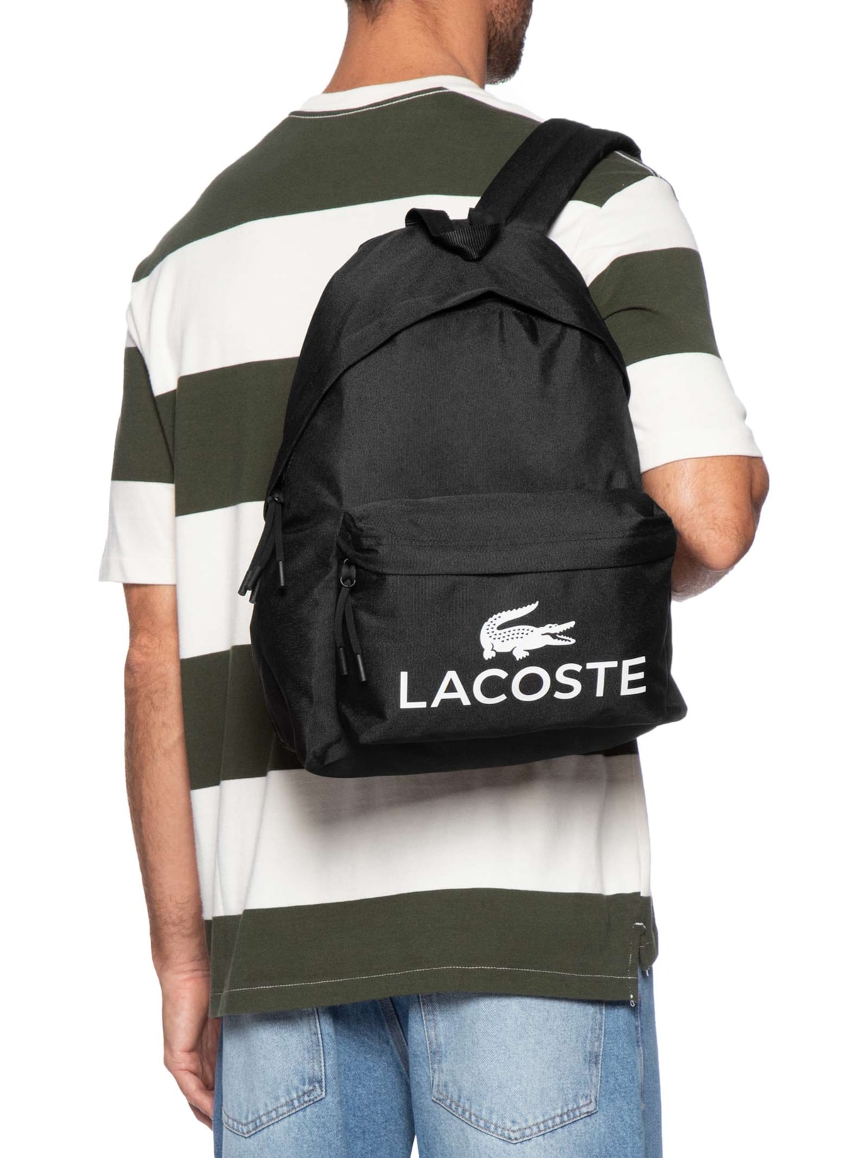 Mochila Masculina Preto Lacoste