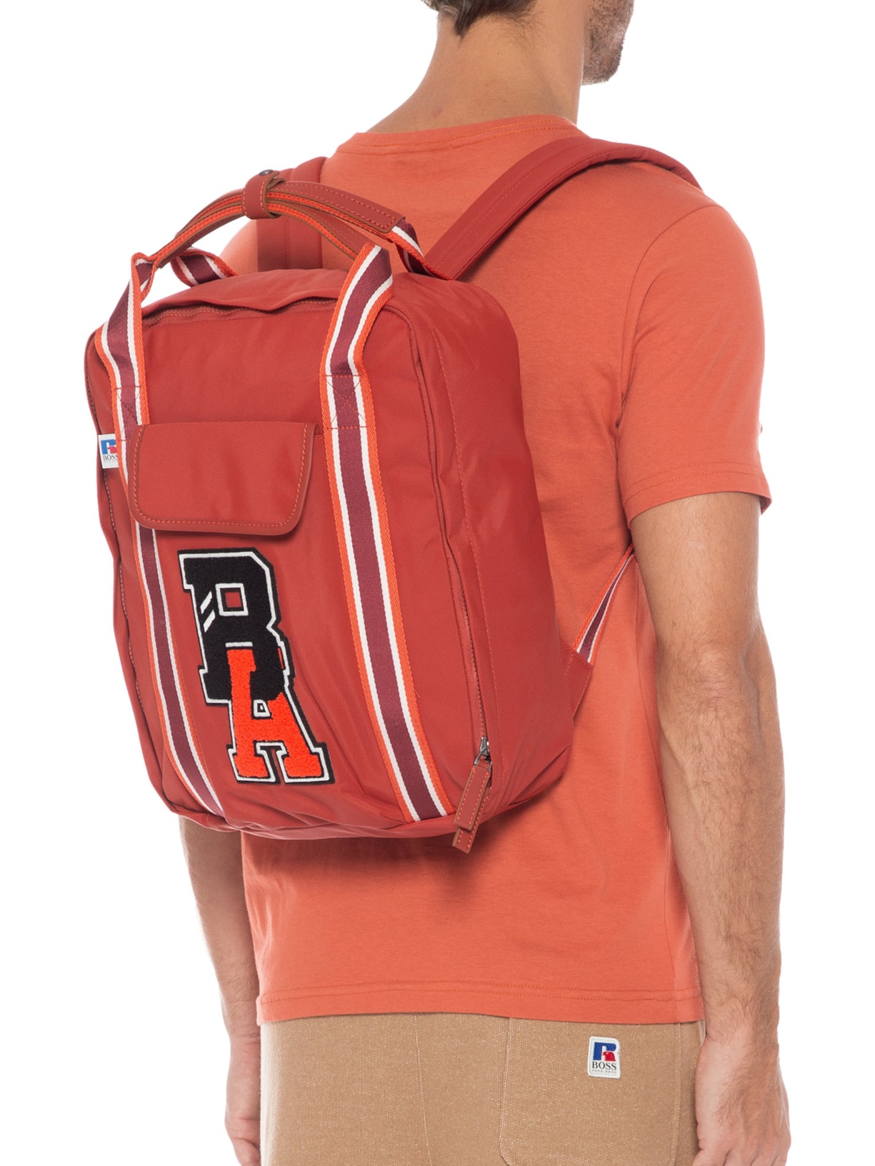 Mochila Masculina Squared Vermelho Boss