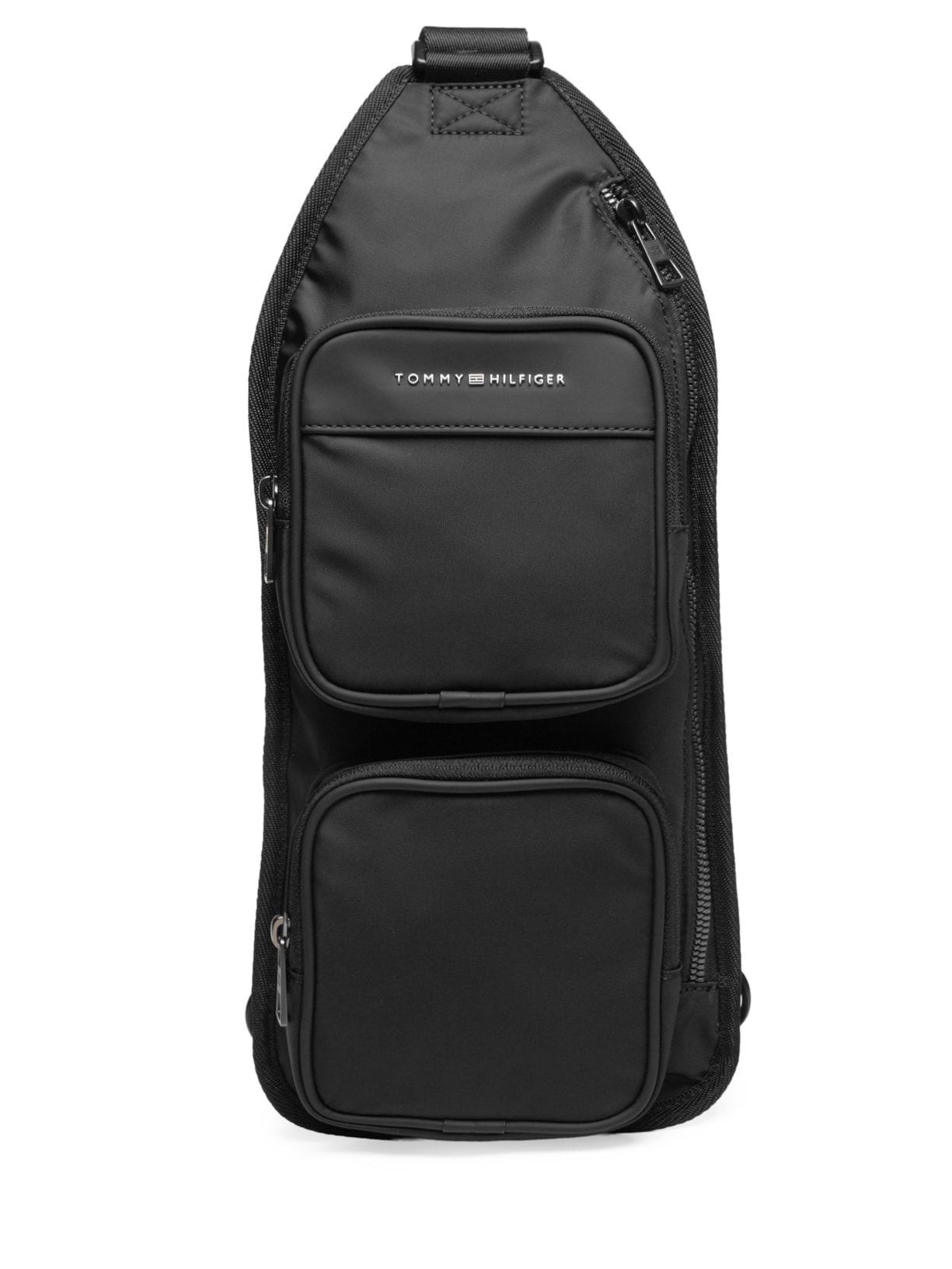 Mochila Masculina Transversal Th Reprove Preto Tommy Hilfiger