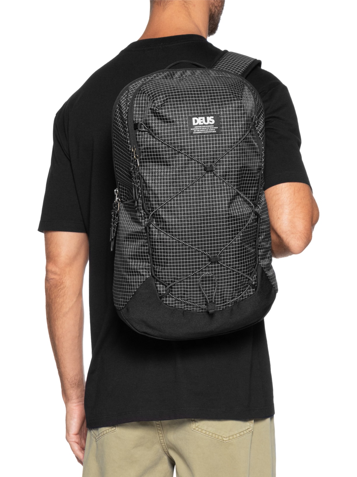 Mochila Masculina Wanderer Preto Deus Ex Machina