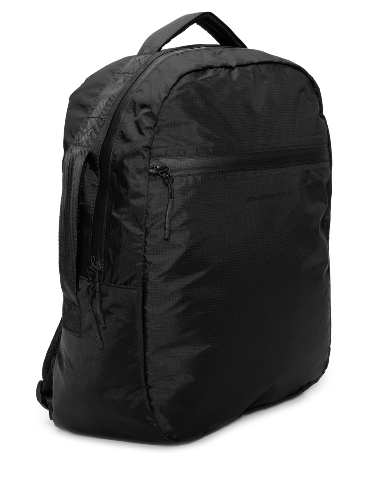 Mochila Média Masculina Nylon Super Light Preto Osklen
