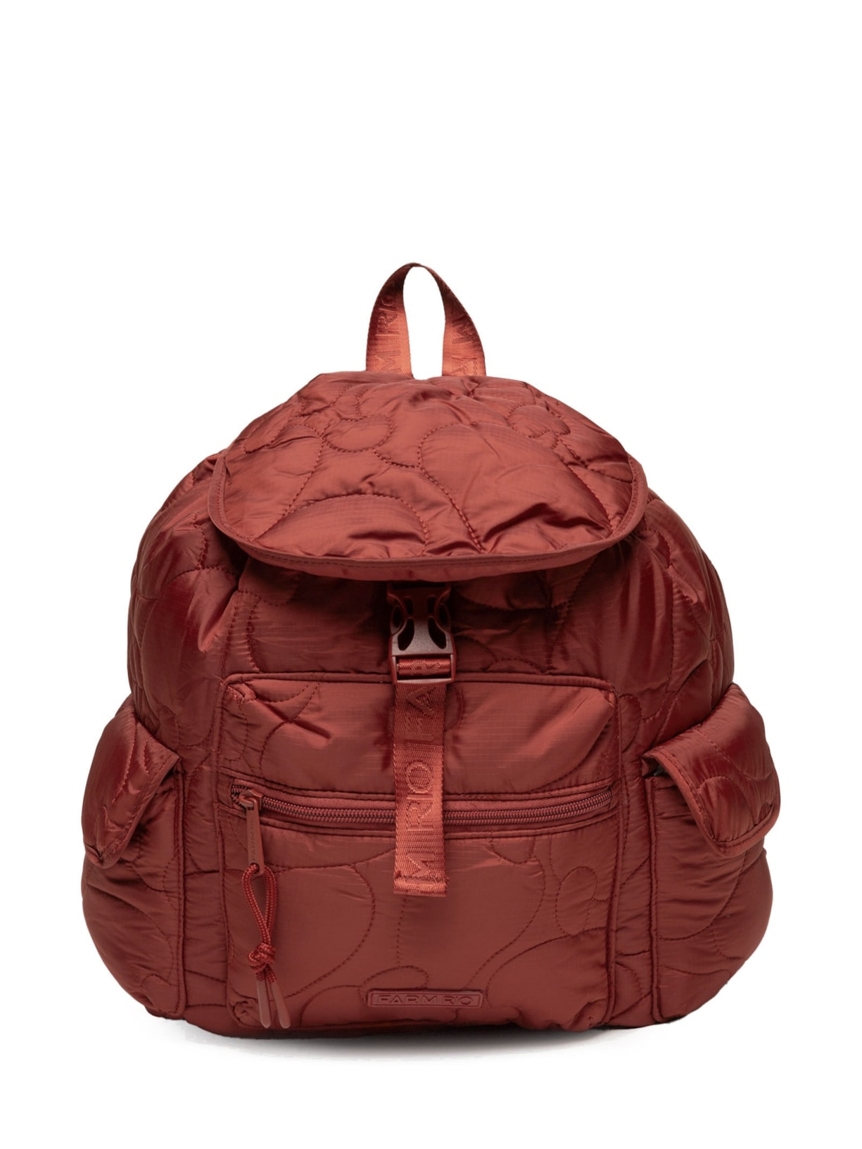 Mochila Pipoca Gráfico Tropi Puffer Vermelho Farm Etc