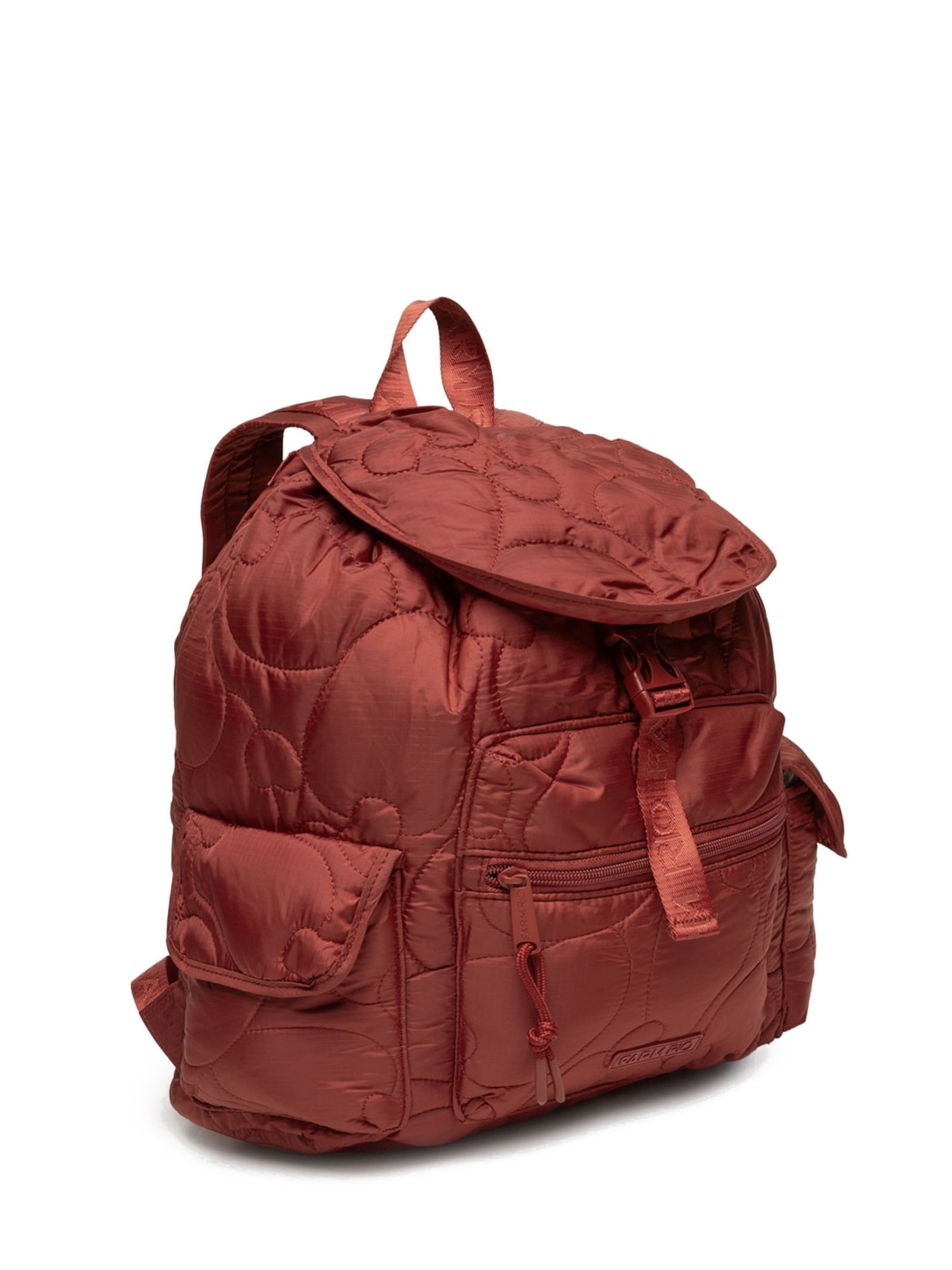 Mochila Pipoca Gráfico Tropi Puffer Vermelho Farm Etc
