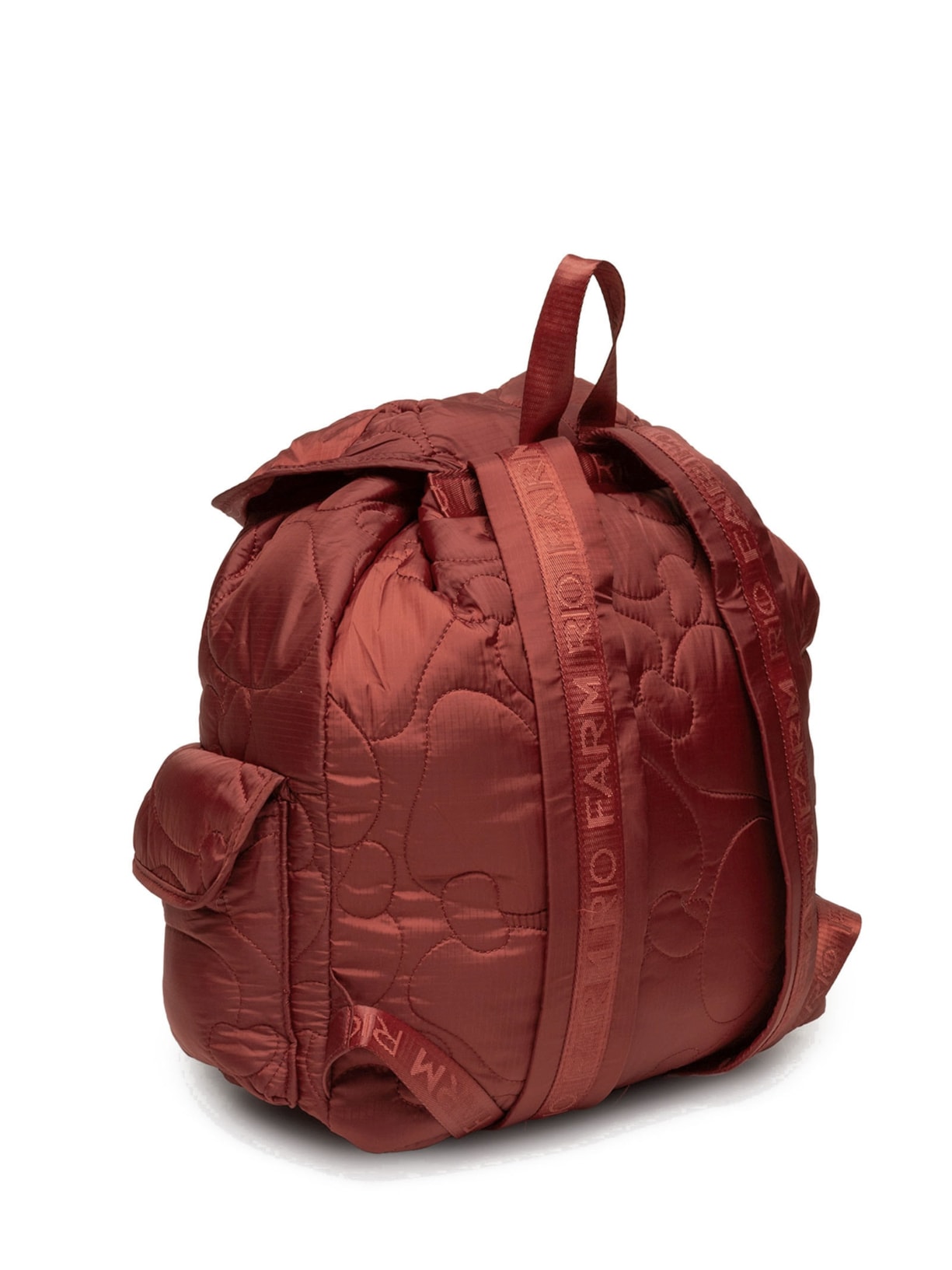 Mochila Pipoca Gráfico Tropi Puffer Vermelho Farm Etc