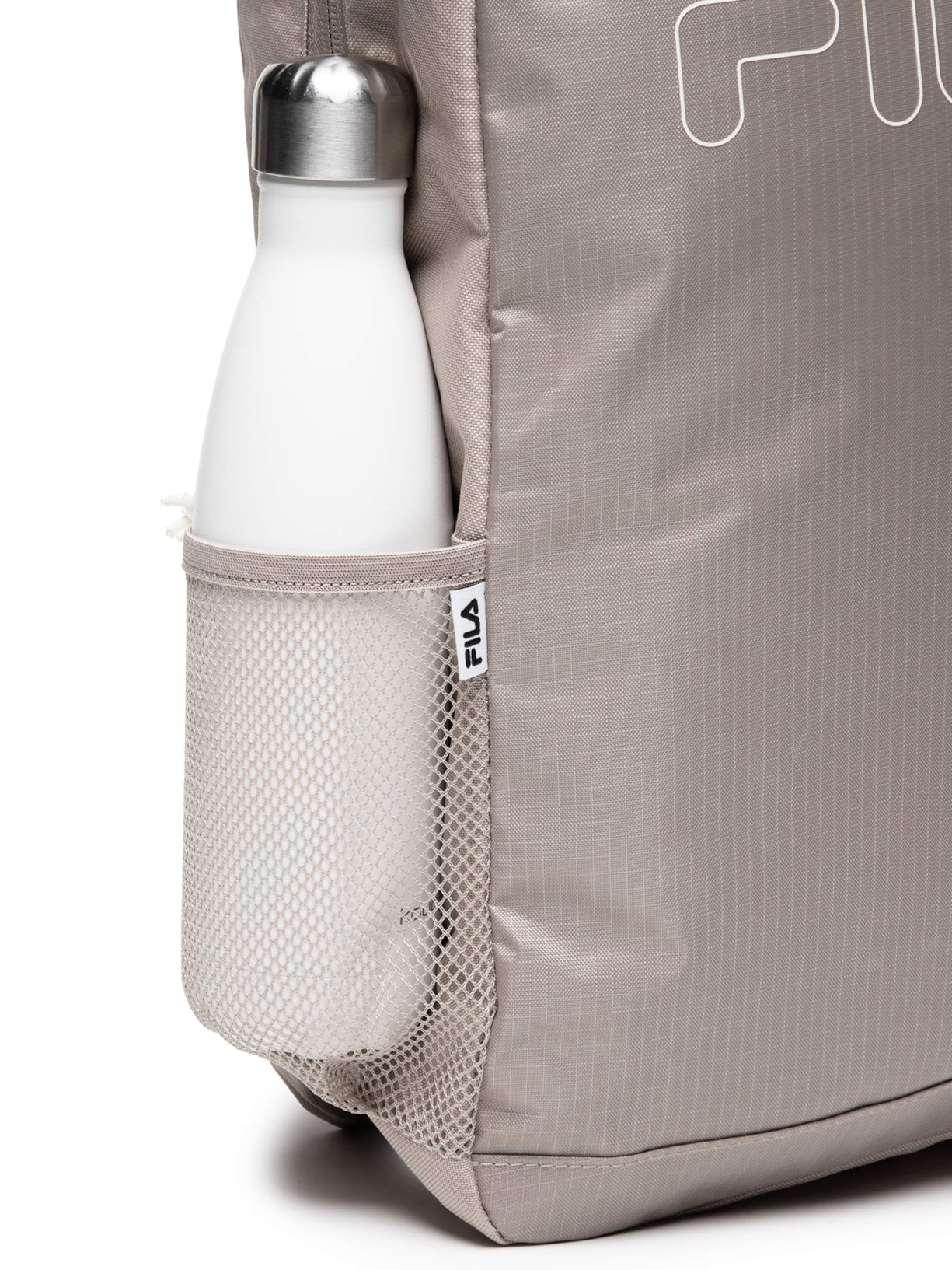 Mochila Unisex Basic Outline  Bege Fila