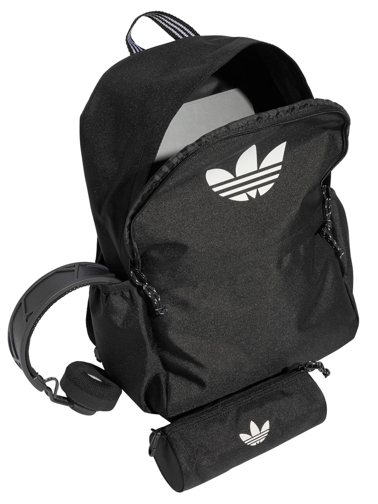 Mochila Unissex Adicolor Com Estojo Preto Adidas Originals