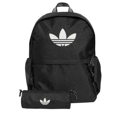 Mochila Unissex Adicolor Com Estojo - Preto