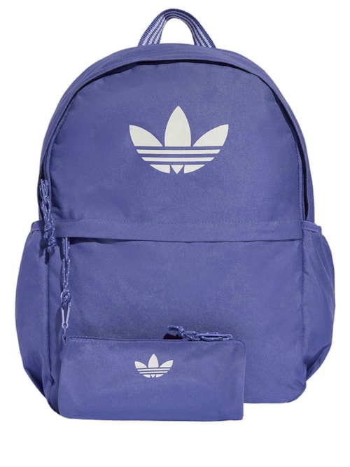 Mochila Unissex Adicolor Com Estojo - Roxo