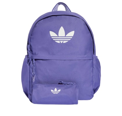 Mochila Unissex Adicolor Com Estojo - Roxo