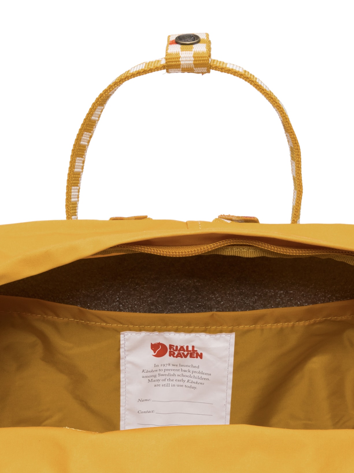 Mochila Unissex Clàssica Amarelo Fjällräven
