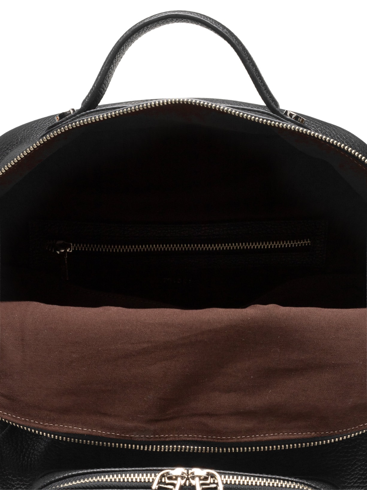 Mochila Unissex Couro Preto Misci